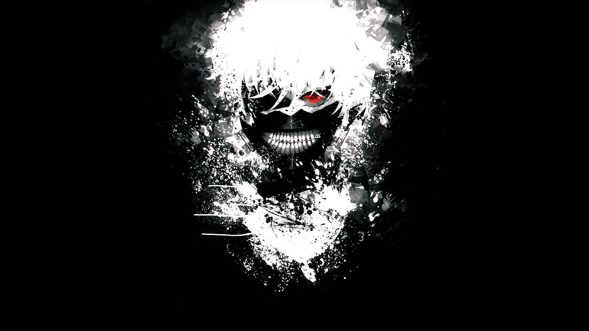 ภาพเหมือนของเคน คาเนกิ จาก Tokyo Ghoul วอลเปเปอร์