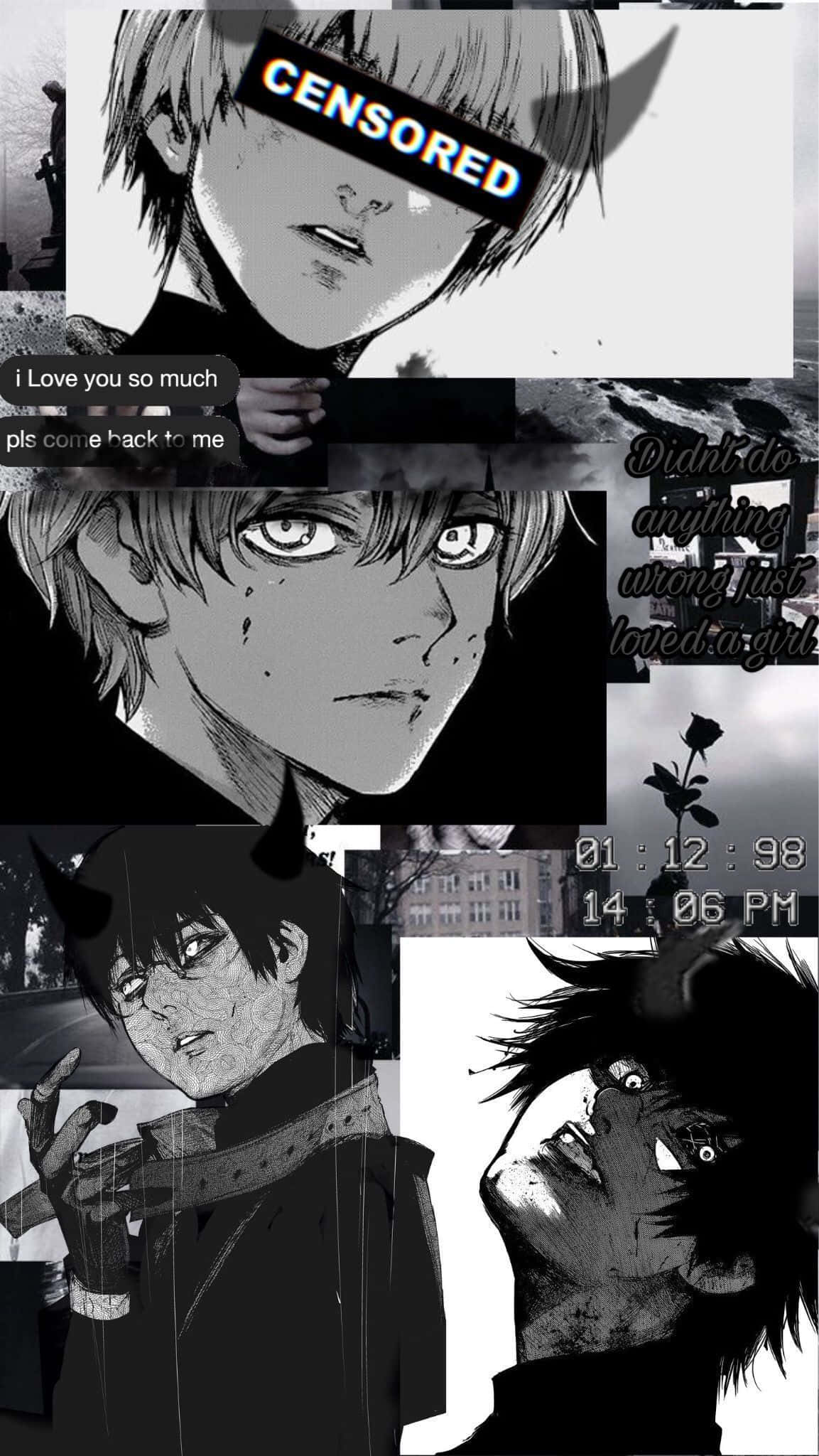 Tokyo Ghoul เคน คาเนกิ สุนทรียศาสตร์มังงะ วอลเปเปอร์