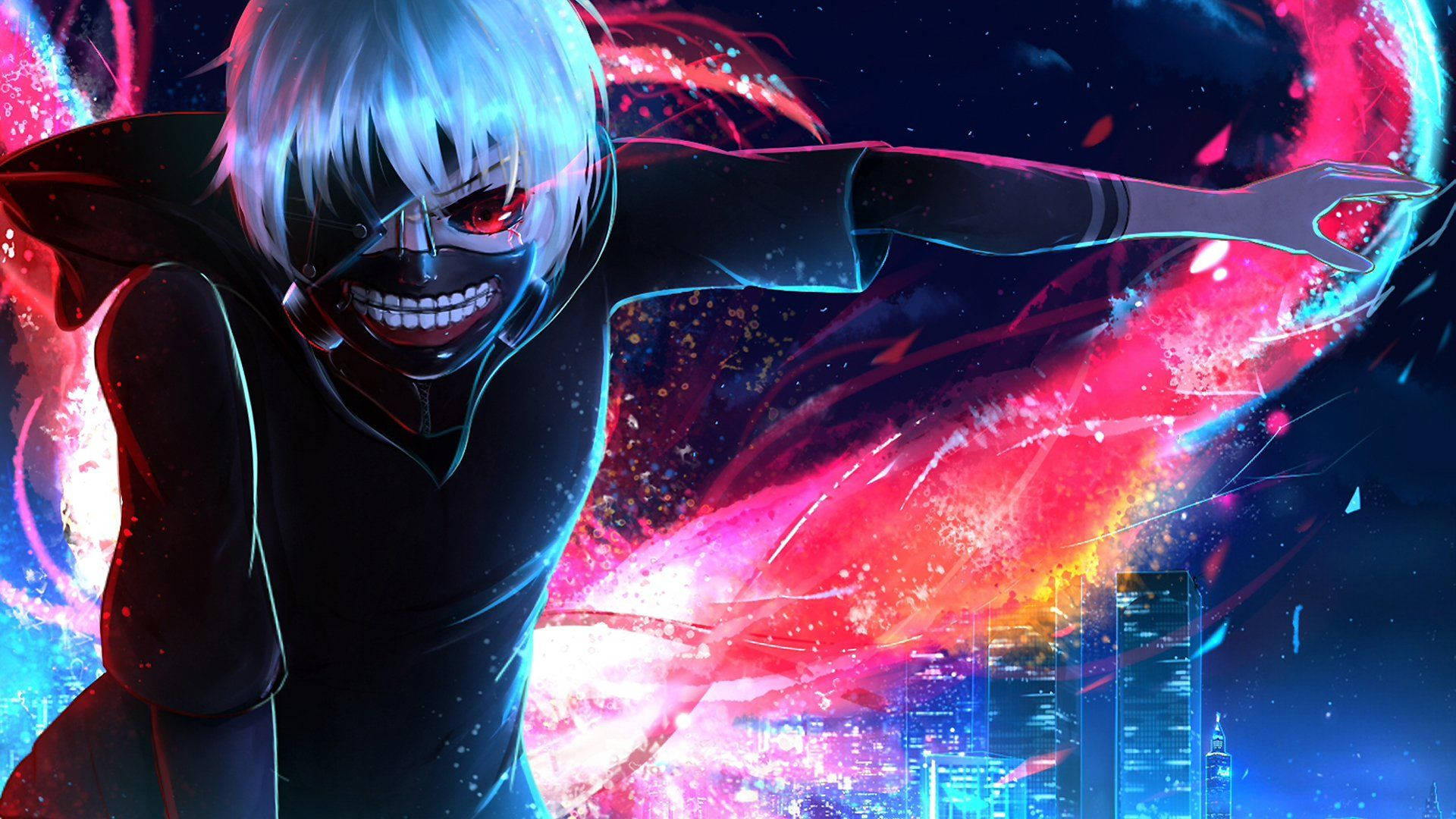 Tokyo Ghoul ตัวละคร Ken's Red Aura วอลเปเปอร์