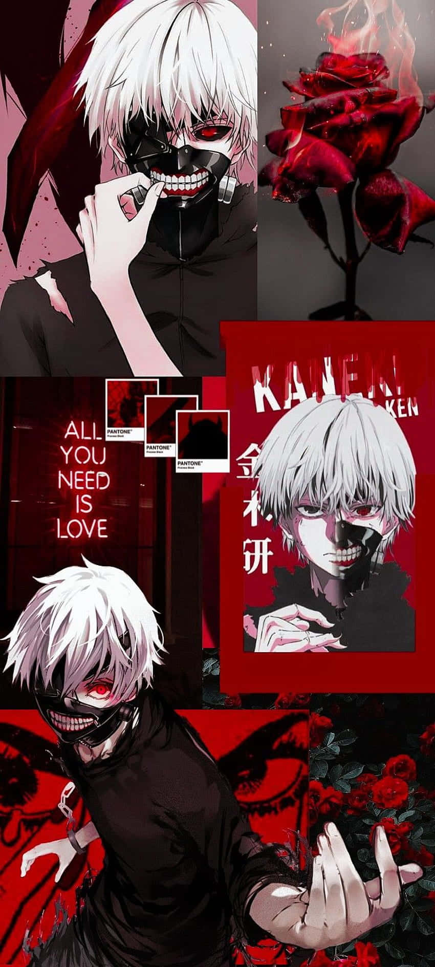 คาเนกิ เคนต่อสู้เพื่อความยุติธรรมใน Tokyo Ghoul วอลเปเปอร์