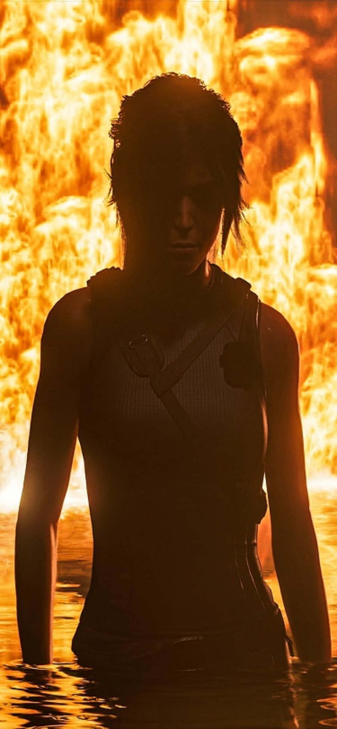 พบกับการผงาดของ Tomb Raider บน iPhone X วอลเปเปอร์