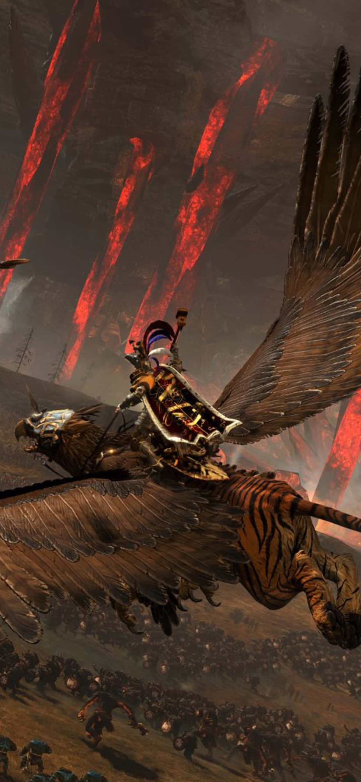 สู้ในสนามรบเสมือนจริงกับ Total War Attila บน iPhone Xs Max วอลเปเปอร์