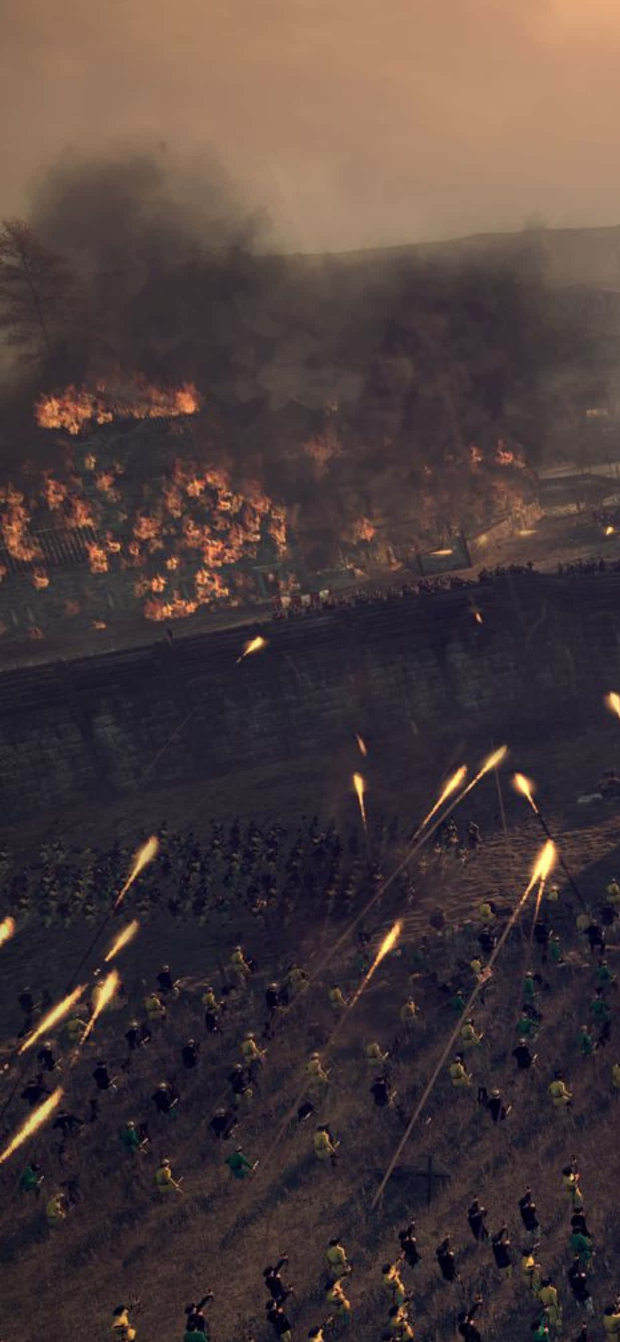 iPhone XS Max Total War Attila Warzone พื้นหลัง วอลเปเปอร์