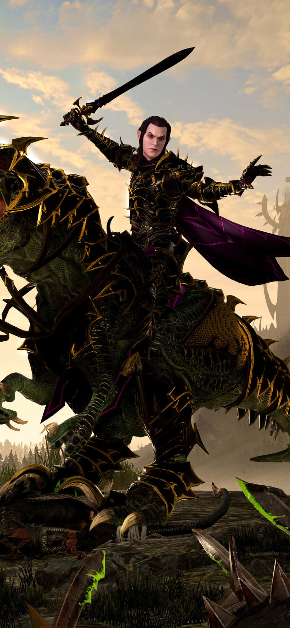 เผชิญหน้ากับ Total War บน iPhone X ของคุณกับ Total War Warhammer! วอลเปเปอร์