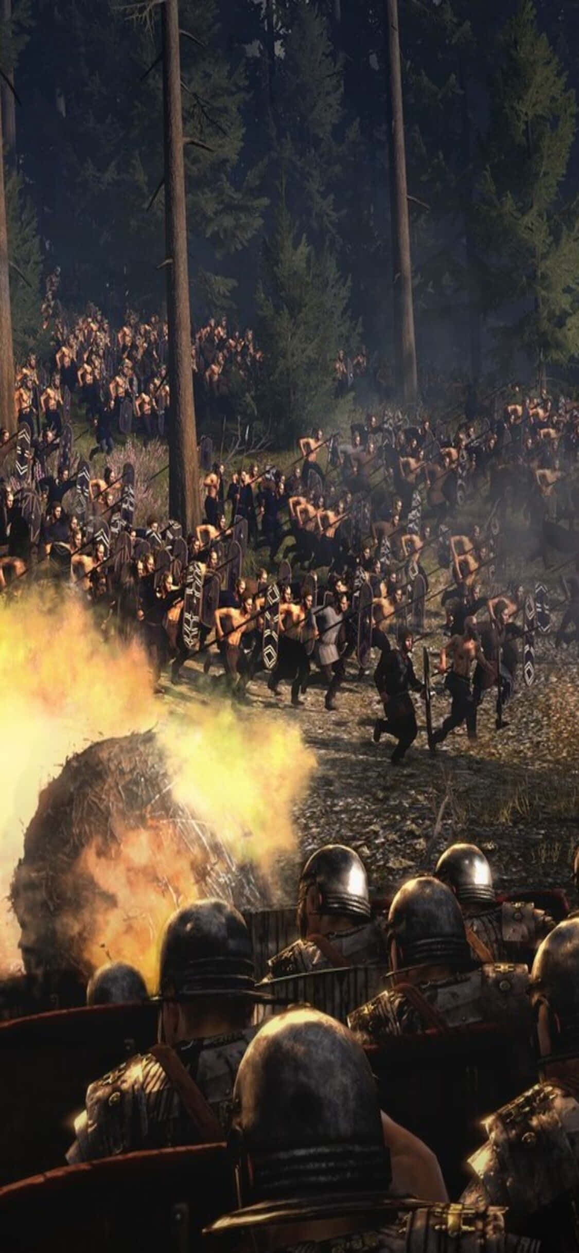 สัมผัสความตื่นเต้นของ Total War: Rome II บน iPhone XS ของคุณ วอลเปเปอร์