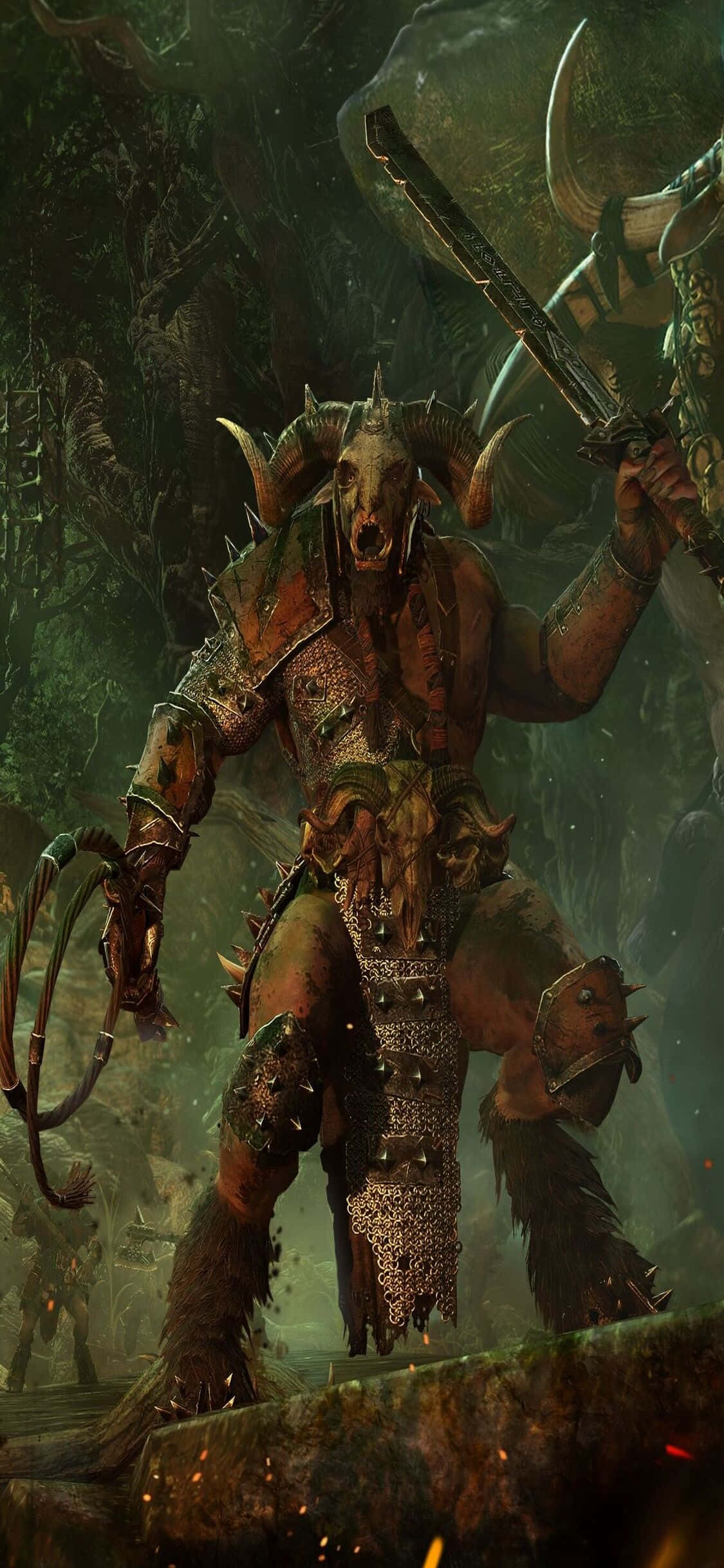 "ปลดล็อกโลกสุดระทึกของ Total War: Warhammer ด้วย iPhone X รุ่นล่าสุด" วอลเปเปอร์