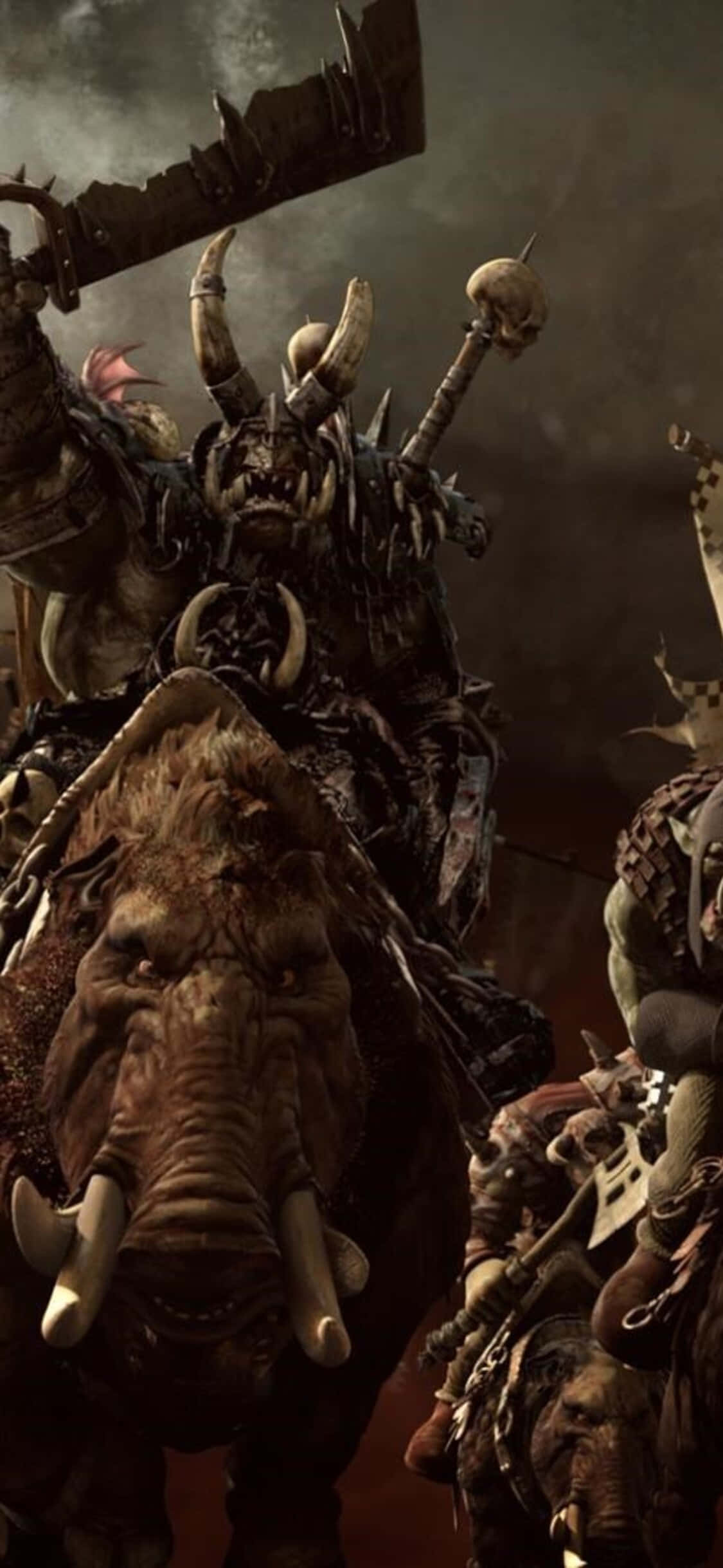 ร่วมศึกสุดยิ่งใน Total War: Warhammer สำหรับ iPhone X วอลเปเปอร์