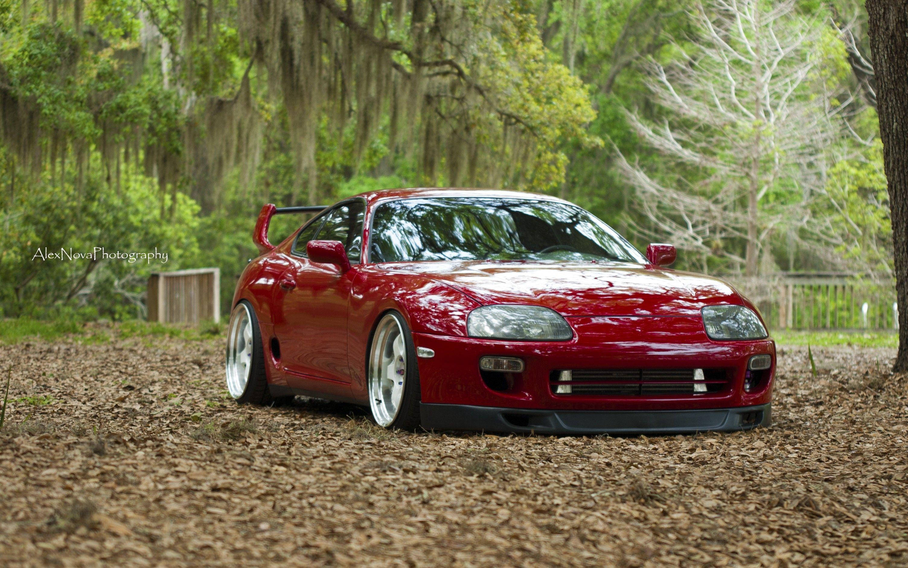 ความสง่างามคลาสสิก - รถแต่ง Toyota Supra Mk4 ปี 1994 วอลเปเปอร์