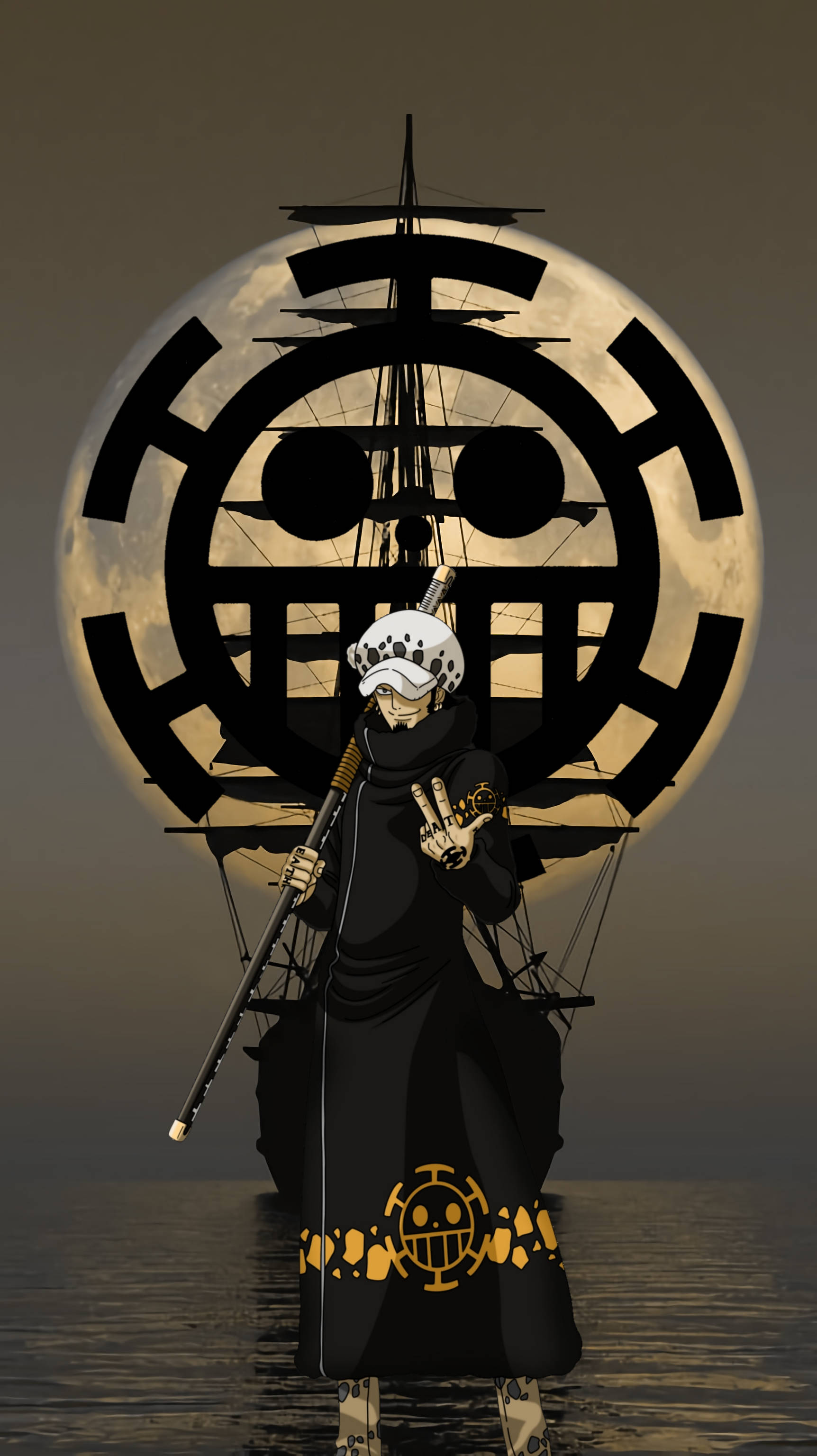Trafalgar Law One Piece Punk Hazard หัวใจโจรสลัด วอลเปเปอร์