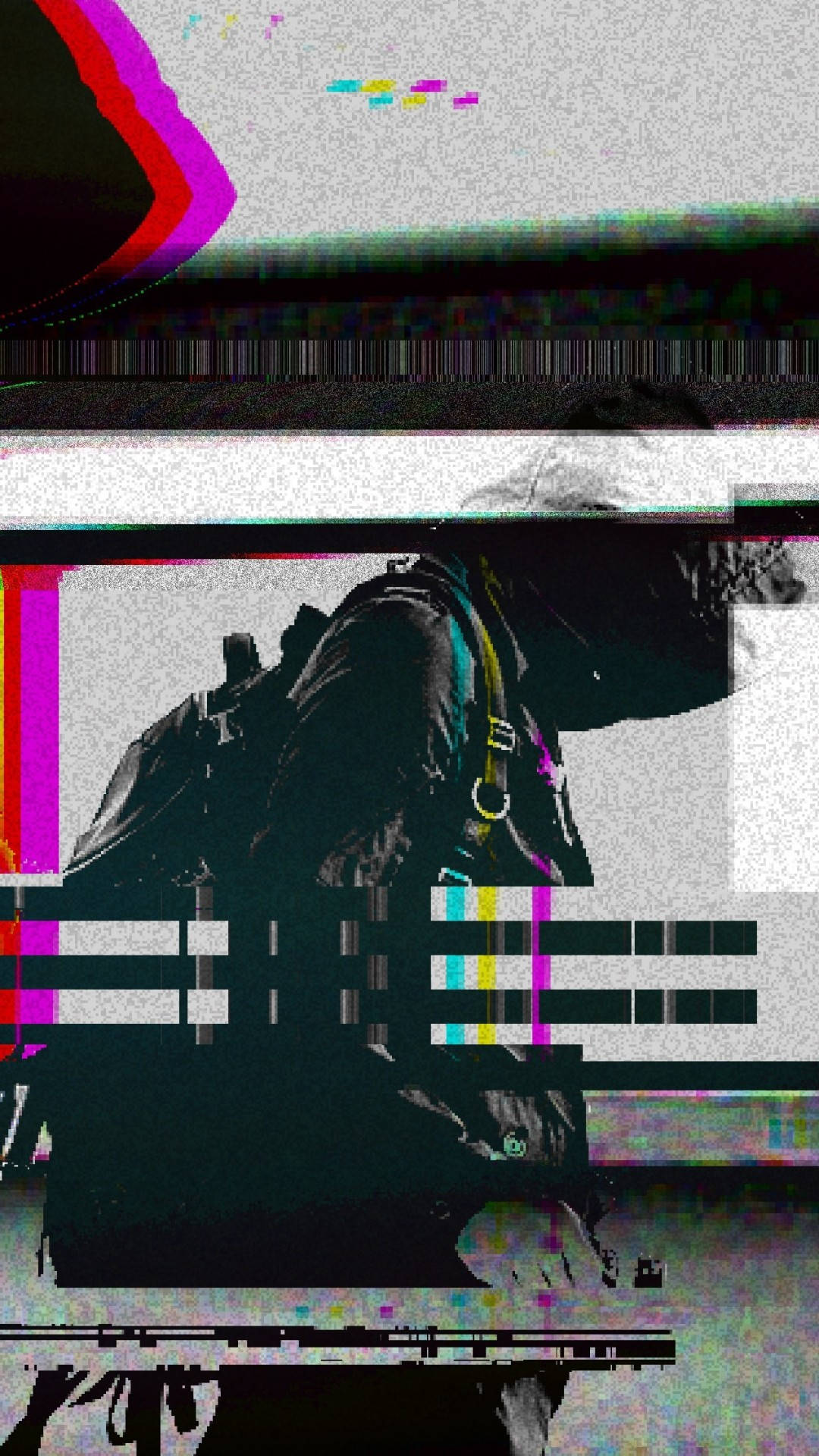 คนใส่กระเป๋าสะพายแนว Trippy Aesthetic วอลเปเปอร์