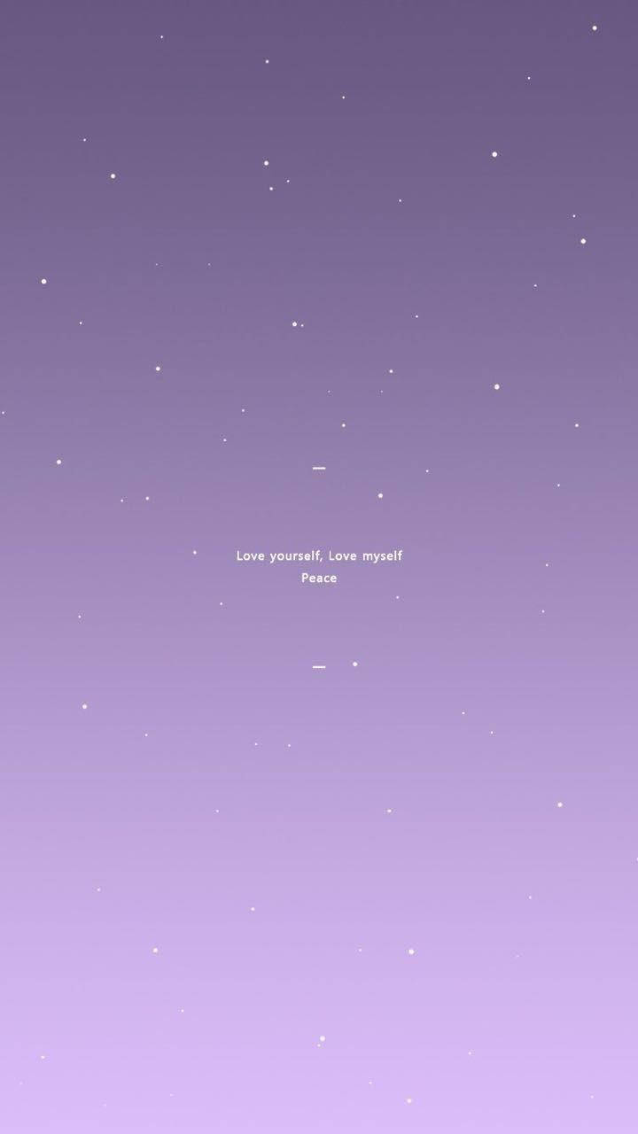 รักตัวเอง สีม่วงพาสเทล Tumblr วอลเปเปอร์