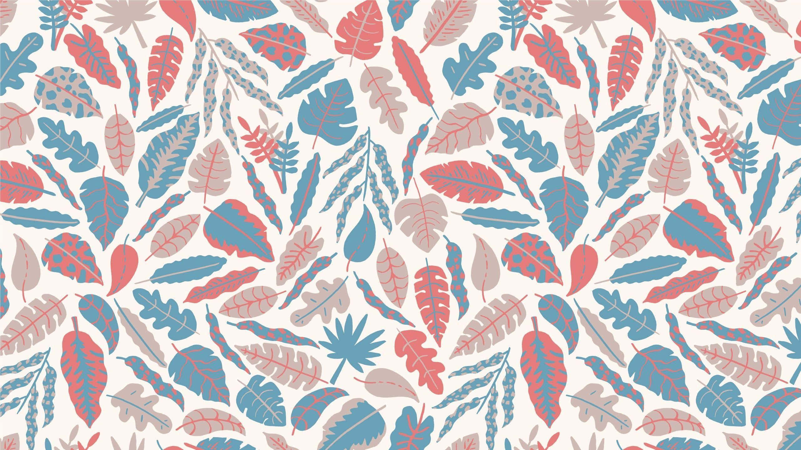 ใบไม้สวยงามสไตล์Tumblr สำหรับแล็ปท็อป วอลเปเปอร์