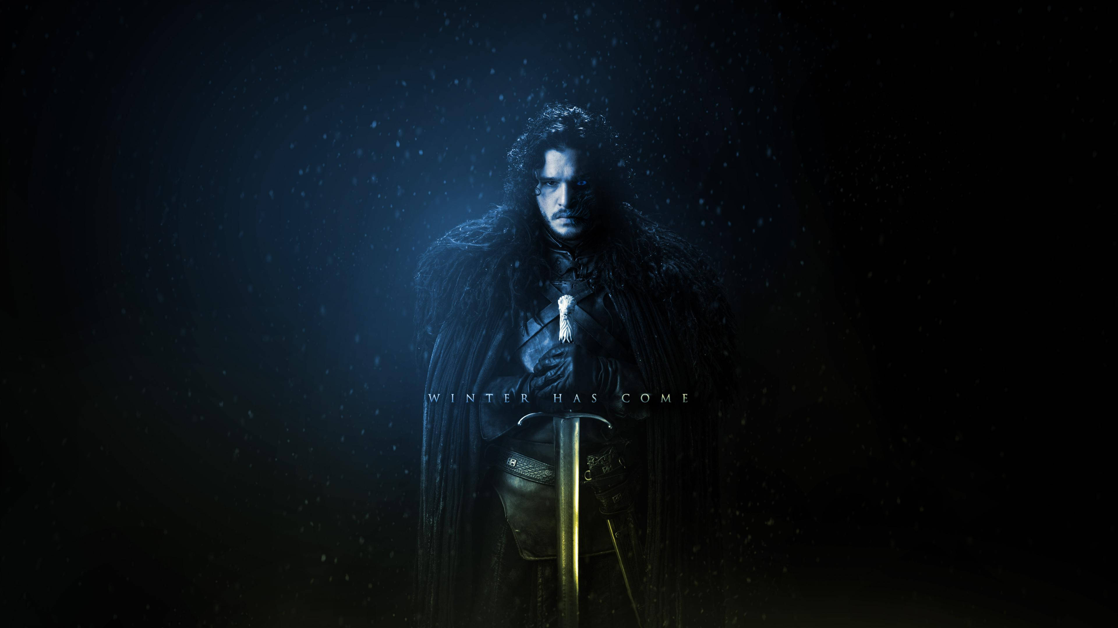 TV 4K Game Of Thrones จอน สโนว์ ฤดูหนาวมาเยือน วอลเปเปอร์