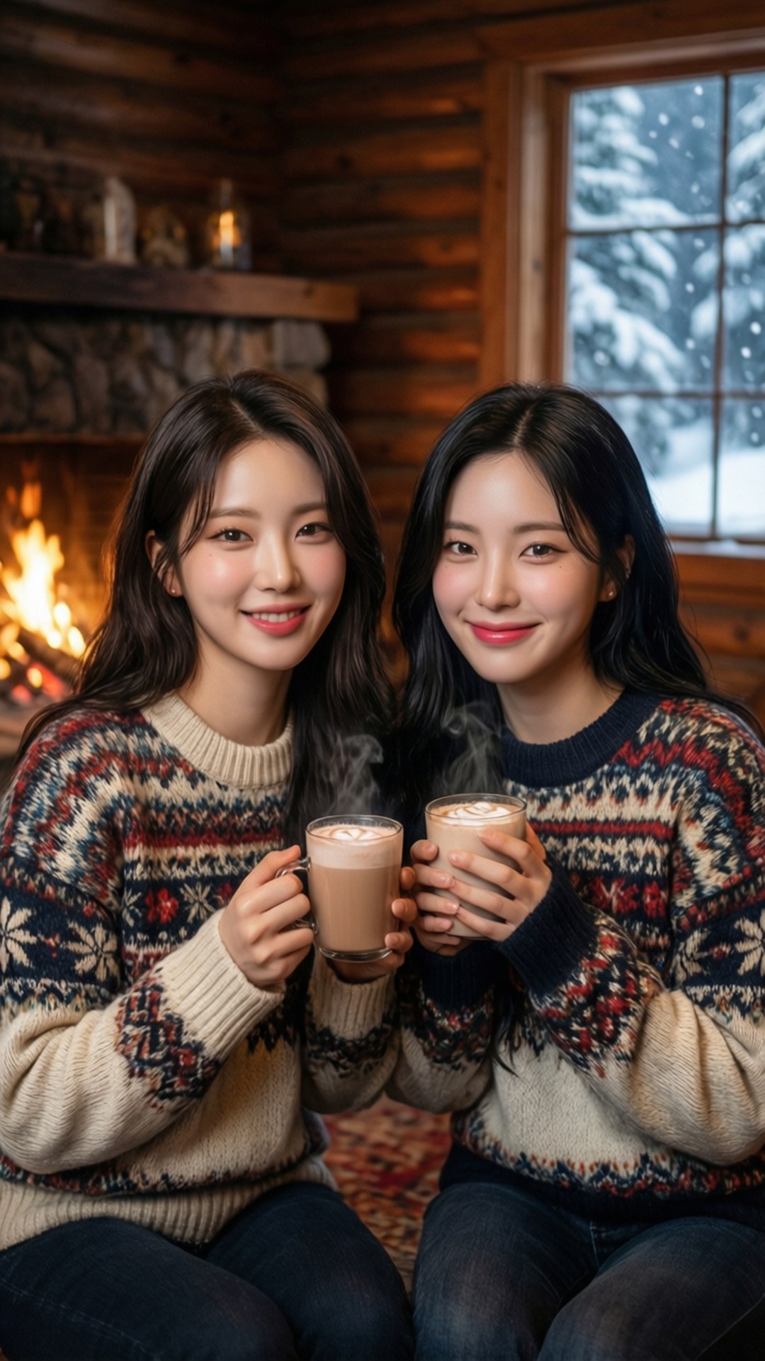 หน้าหนาวอบอุ่น TWICE วอลเปเปอร์