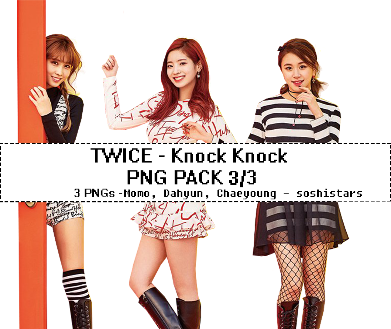 แพ็ก Twice Knock Knock PNG วอลเปเปอร์