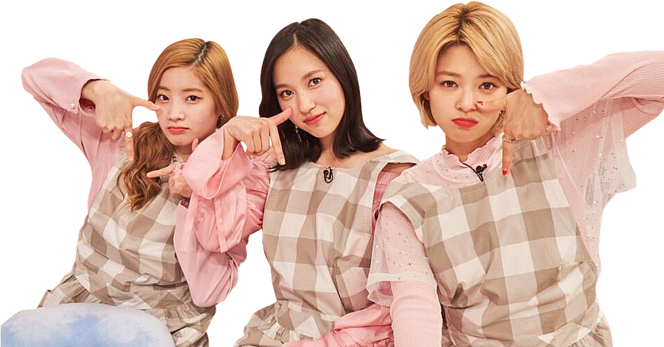 สมาชิก Twice โพสท่าสบายๆ วอลเปเปอร์