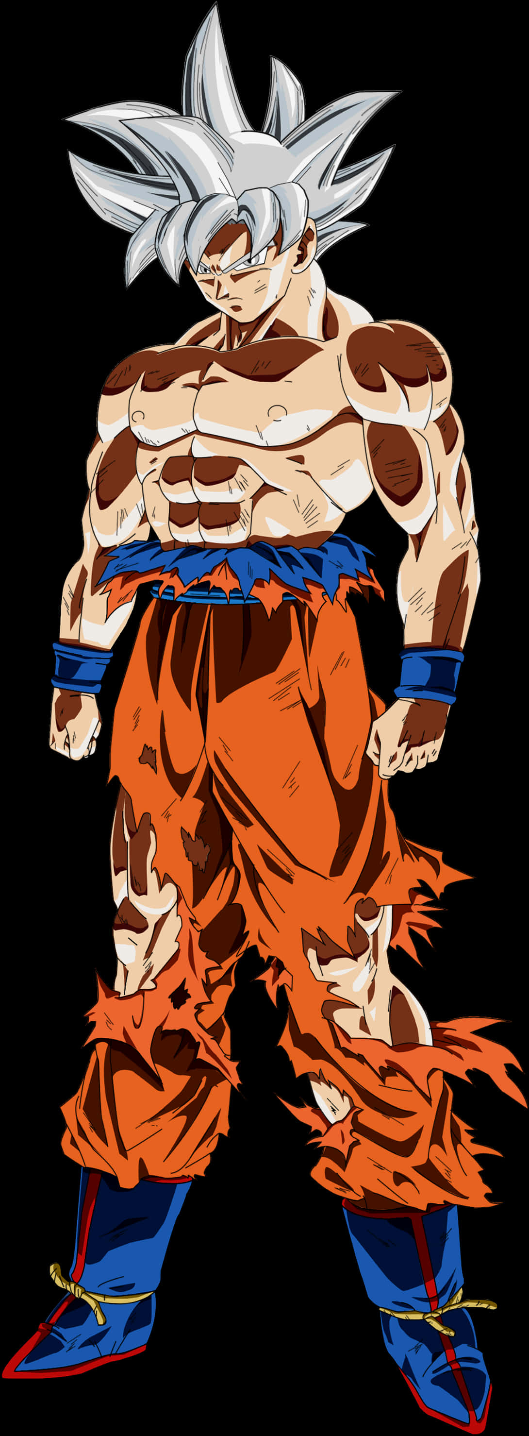 ท่าโพสของโกคูร่าง Ultra Instinct วอลเปเปอร์