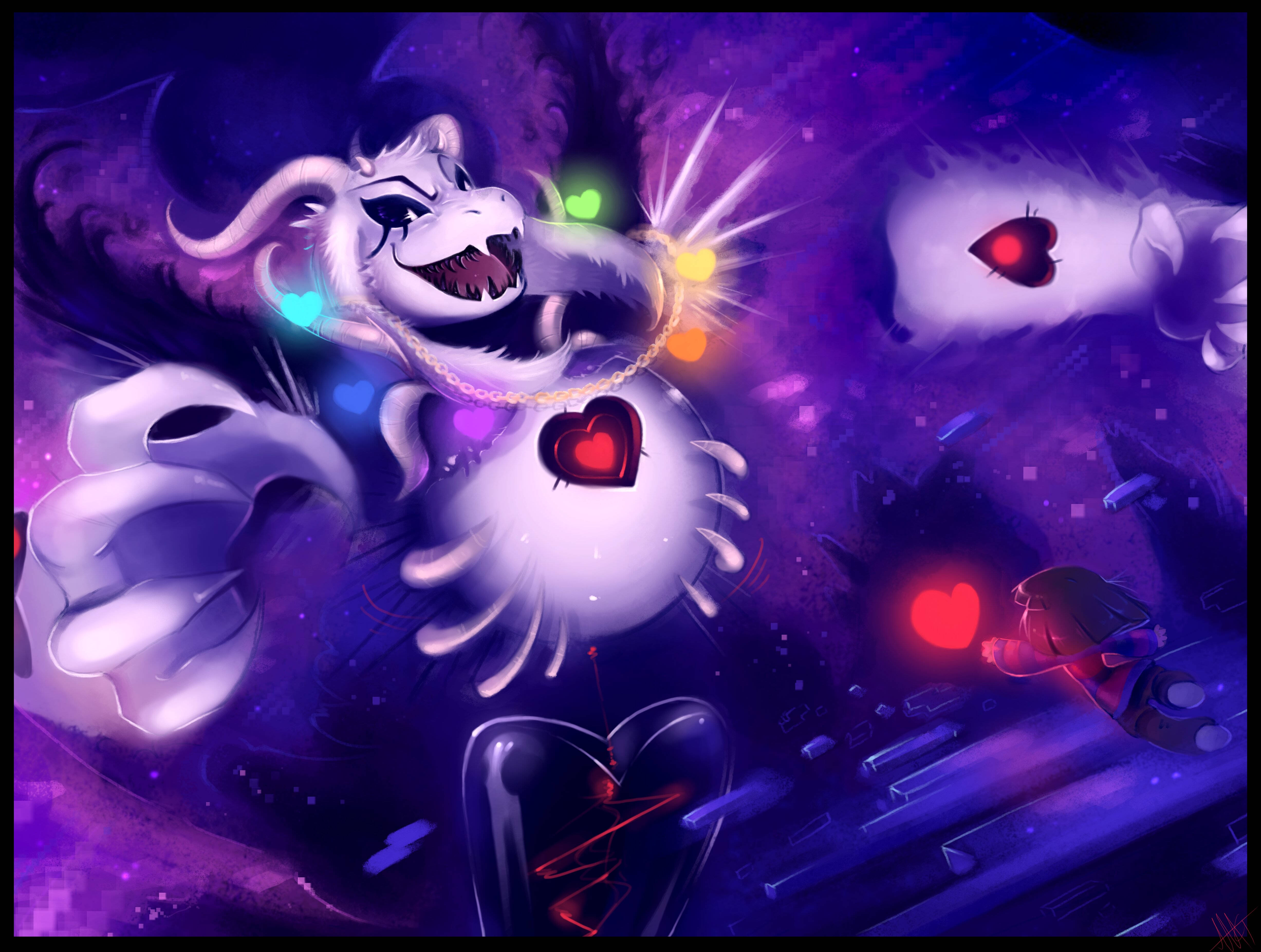 Undertale Flowey 4K เกมมิ่ง วอลเปเปอร์