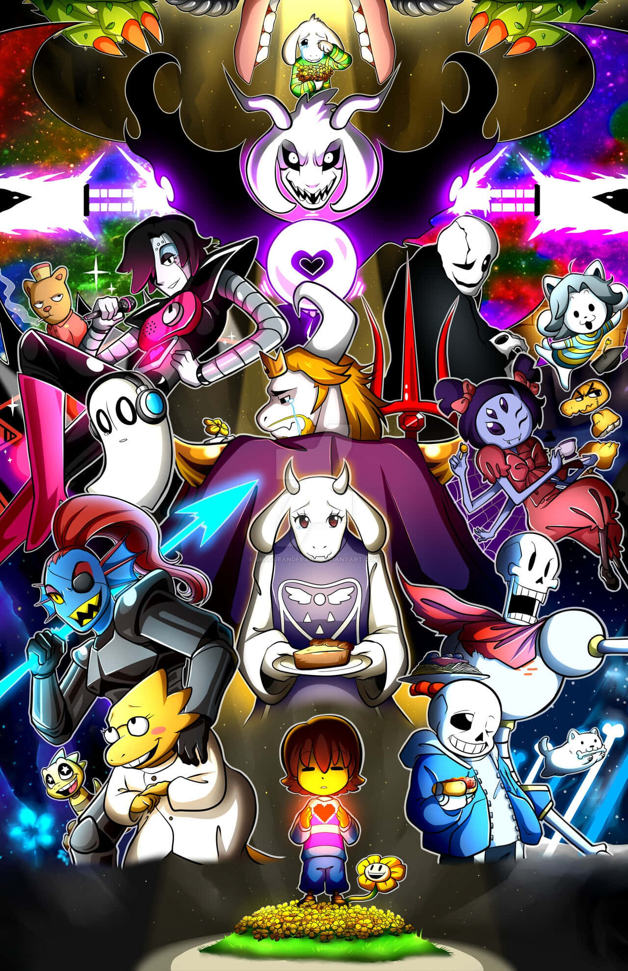 ปลดล็อกโลกแห่งการผจญภัยด้วย Undertale Phone วอลเปเปอร์
