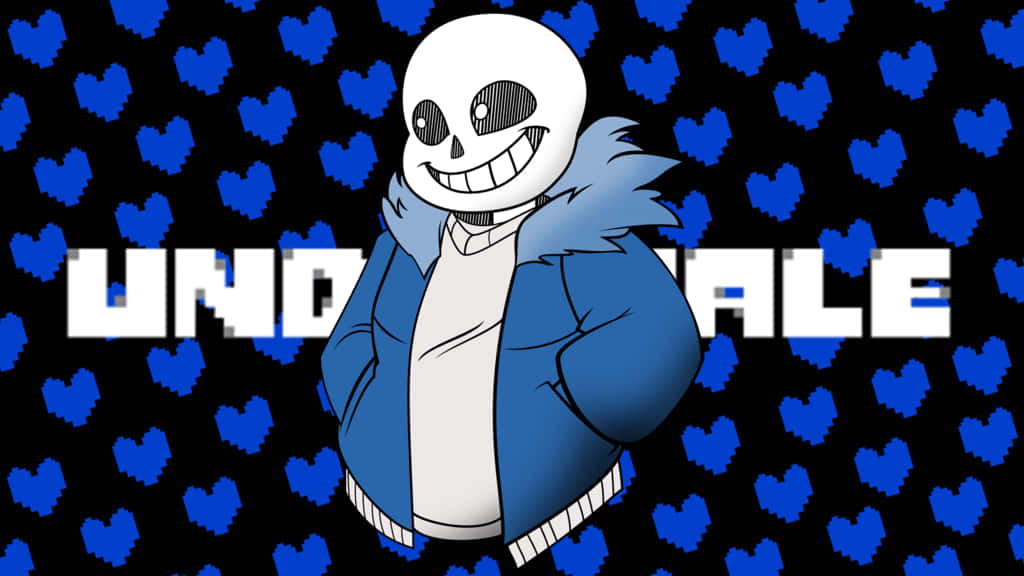 Undertale Sans หัวใจสีฟ้า วอลเปเปอร์