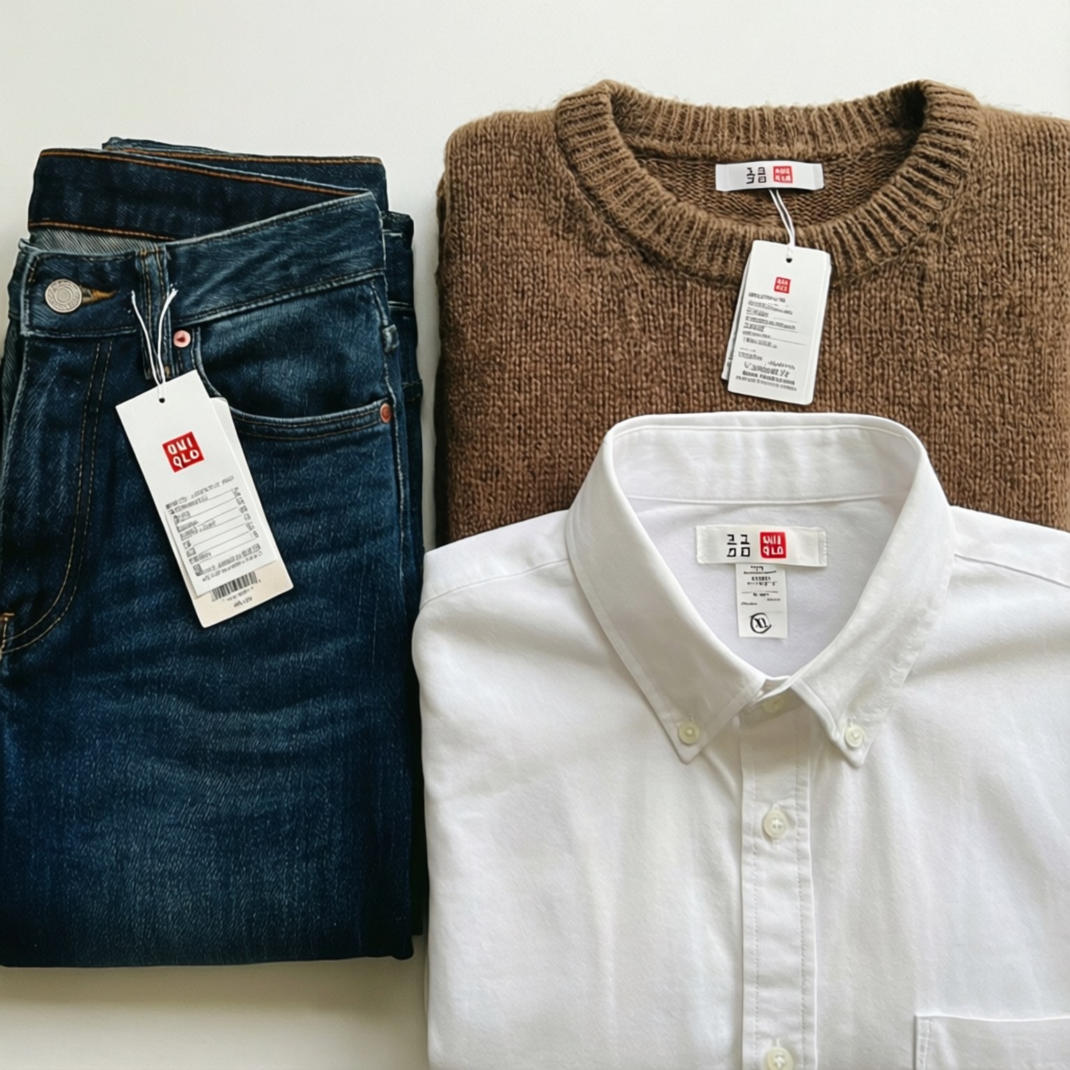 Uniqlo จัดวางแบน วอลเปเปอร์