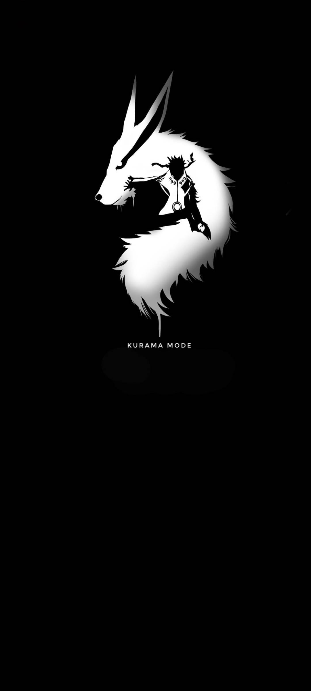Uzumaki Naruto ดำ โหมดคุรามะ วอลเปเปอร์