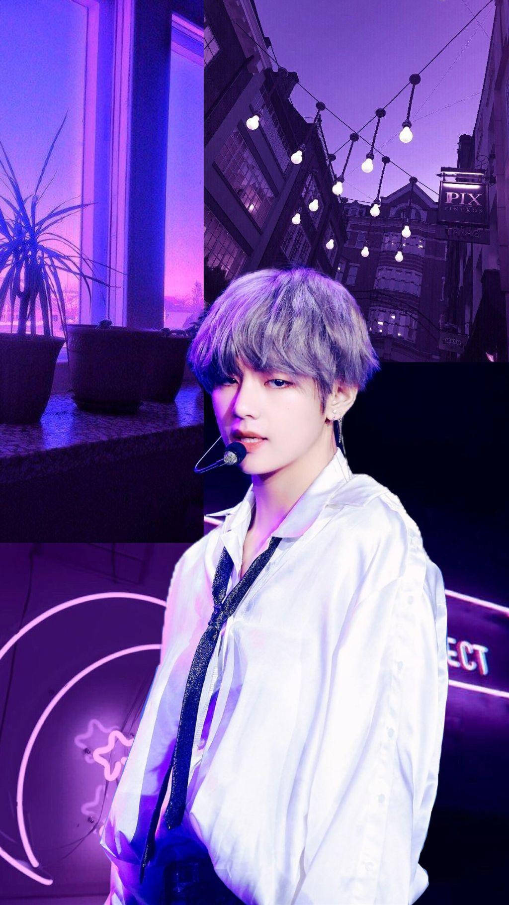 V พร้อมภาพถ่าย I Purple You วอลเปเปอร์