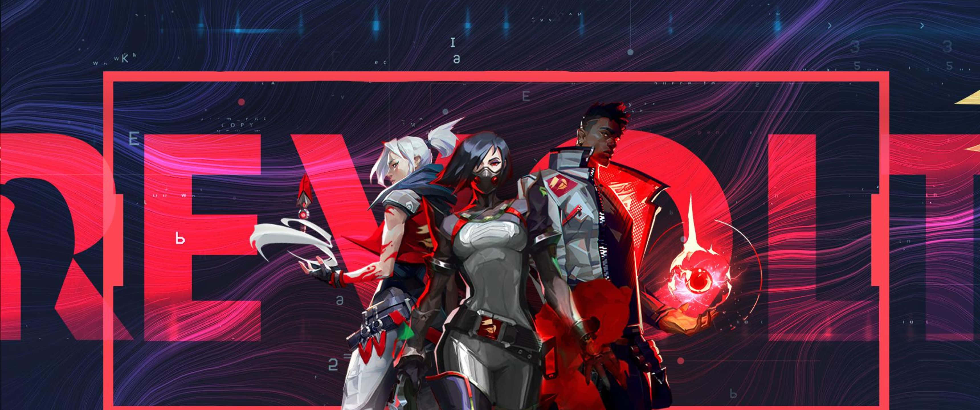 วอลเปเปอร์ Valorant Jett Viper Phoenix ความละเอียด 3440x1440p วอลเปเปอร์