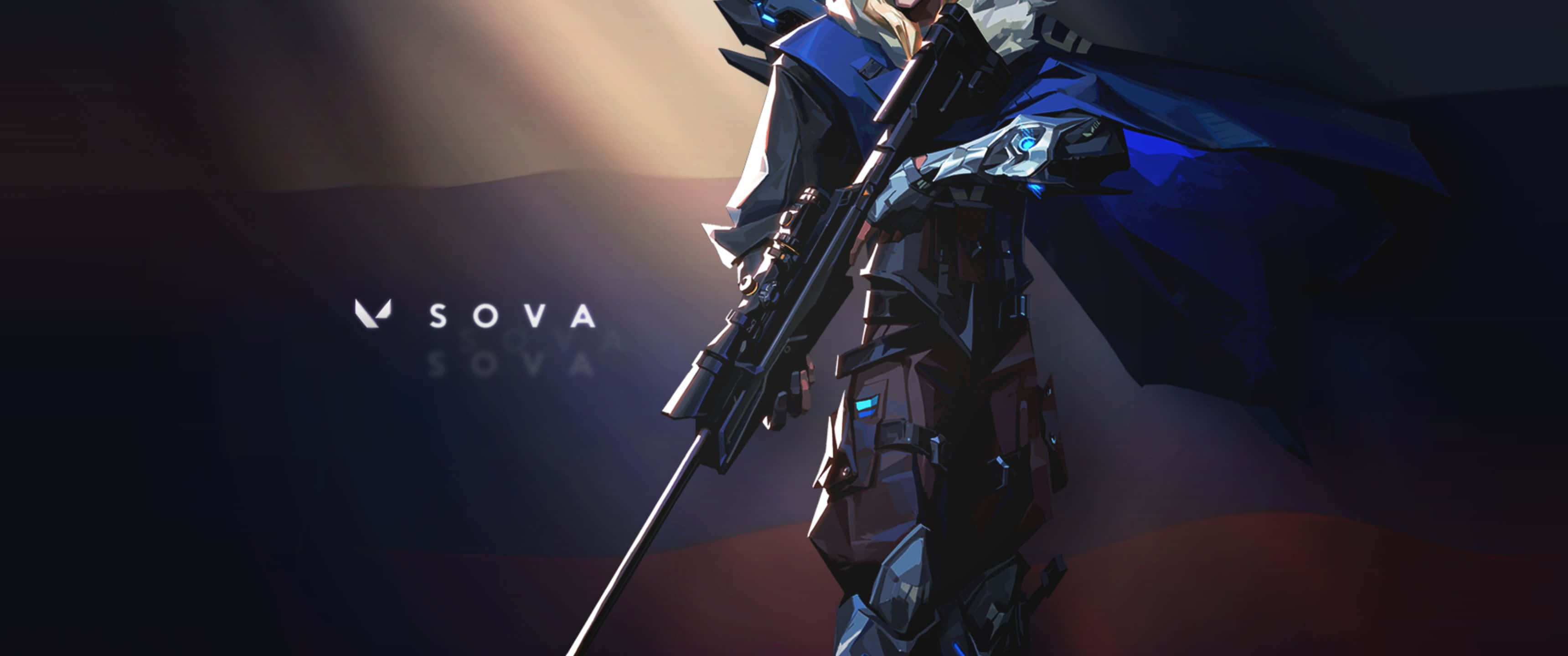 วอลเปเปอร์ Valorant Sova 3440x1440p วอลเปเปอร์