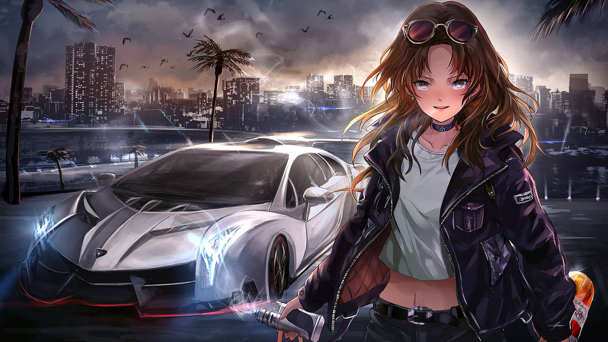 รถอนิเมะรุ่น Veneno วอลเปเปอร์
