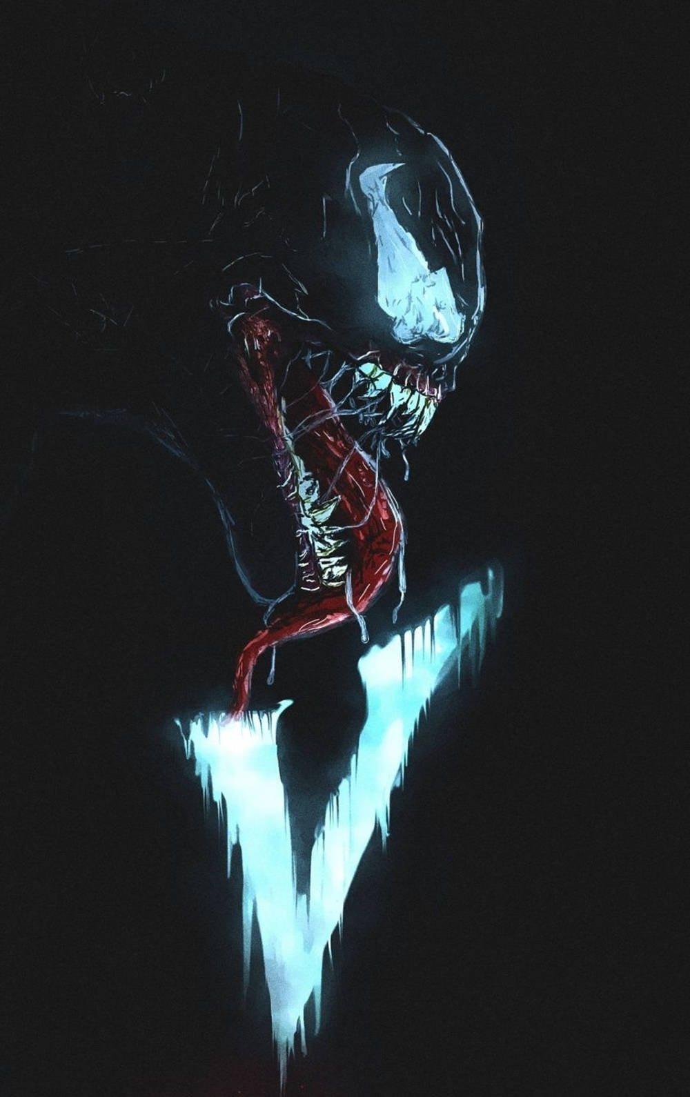 วายร้าย Venom iPhone วอลเปเปอร์