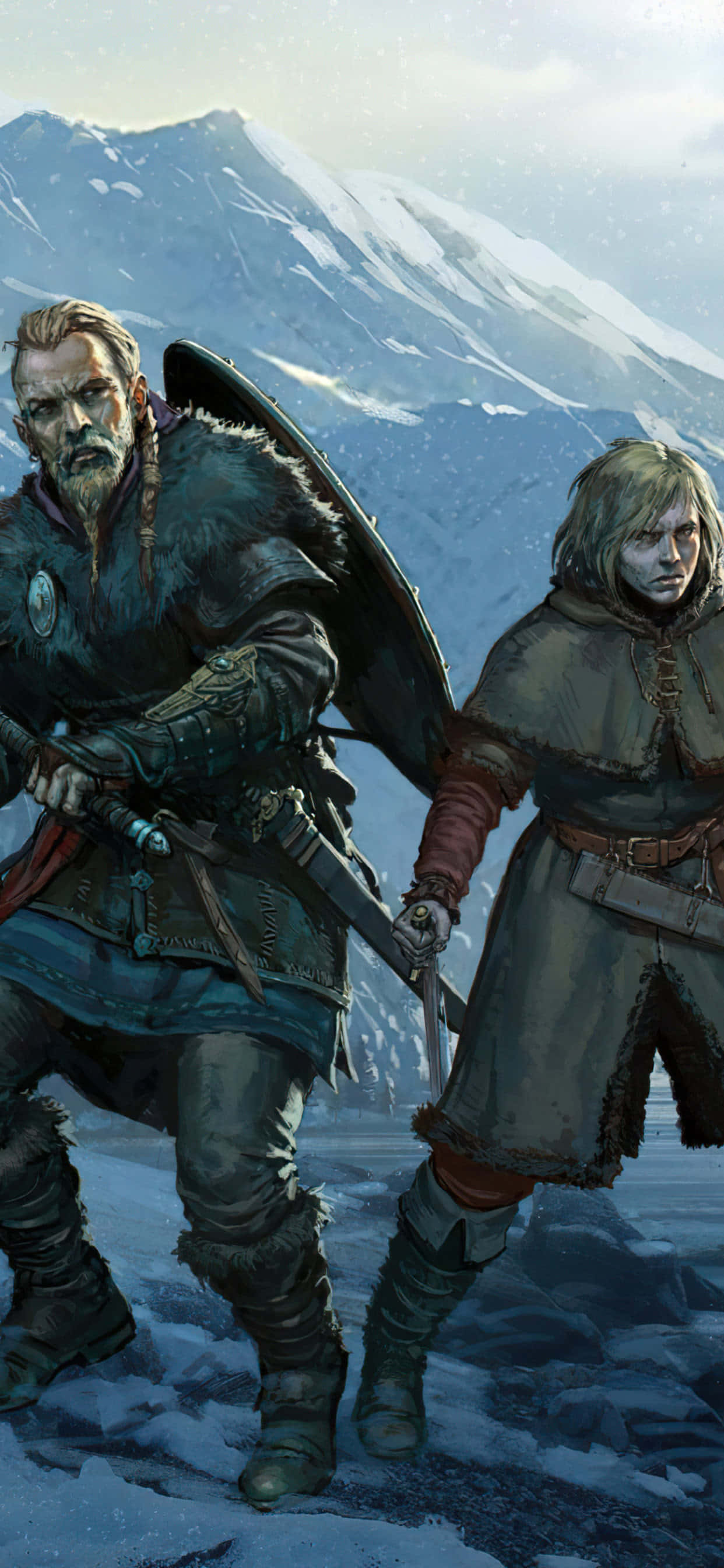 พื้นหลัง Vinland Saga iPhone Xs Max Assassin's Creed Valhalla วอลเปเปอร์