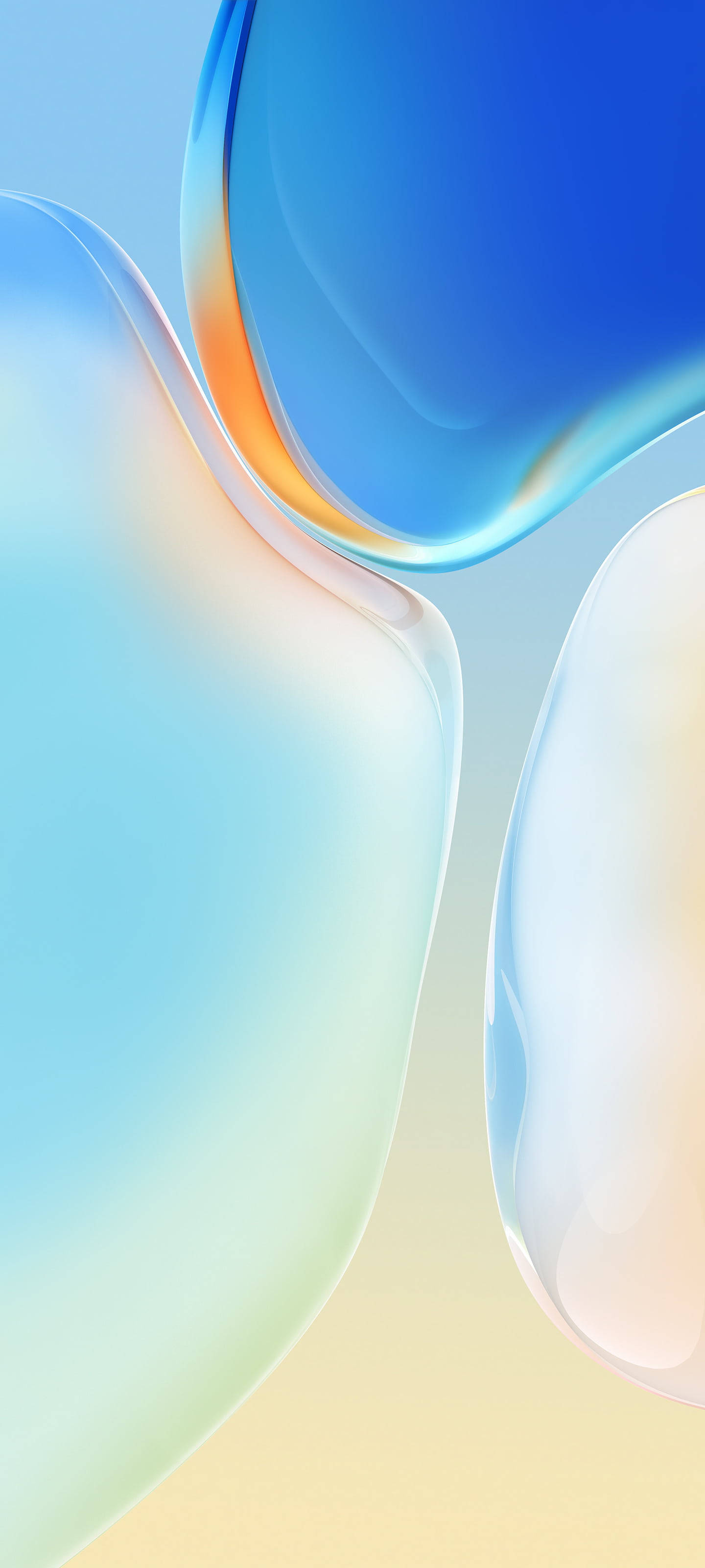 ก้อนไล่สีคล้ายแก้ว Vivo Y20 วอลเปเปอร์