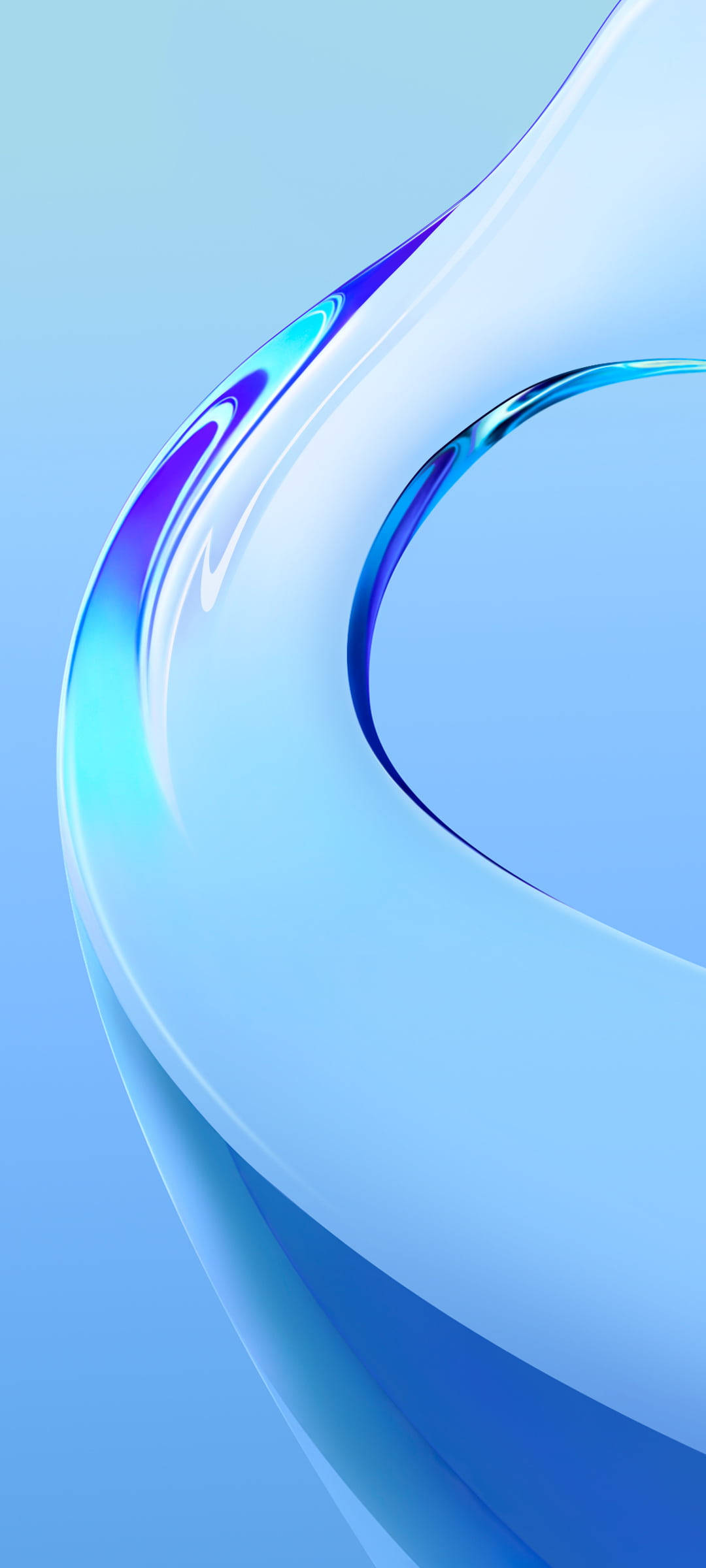 Vivo Y20 สีฟ้าใสราวกระจก วอลเปเปอร์