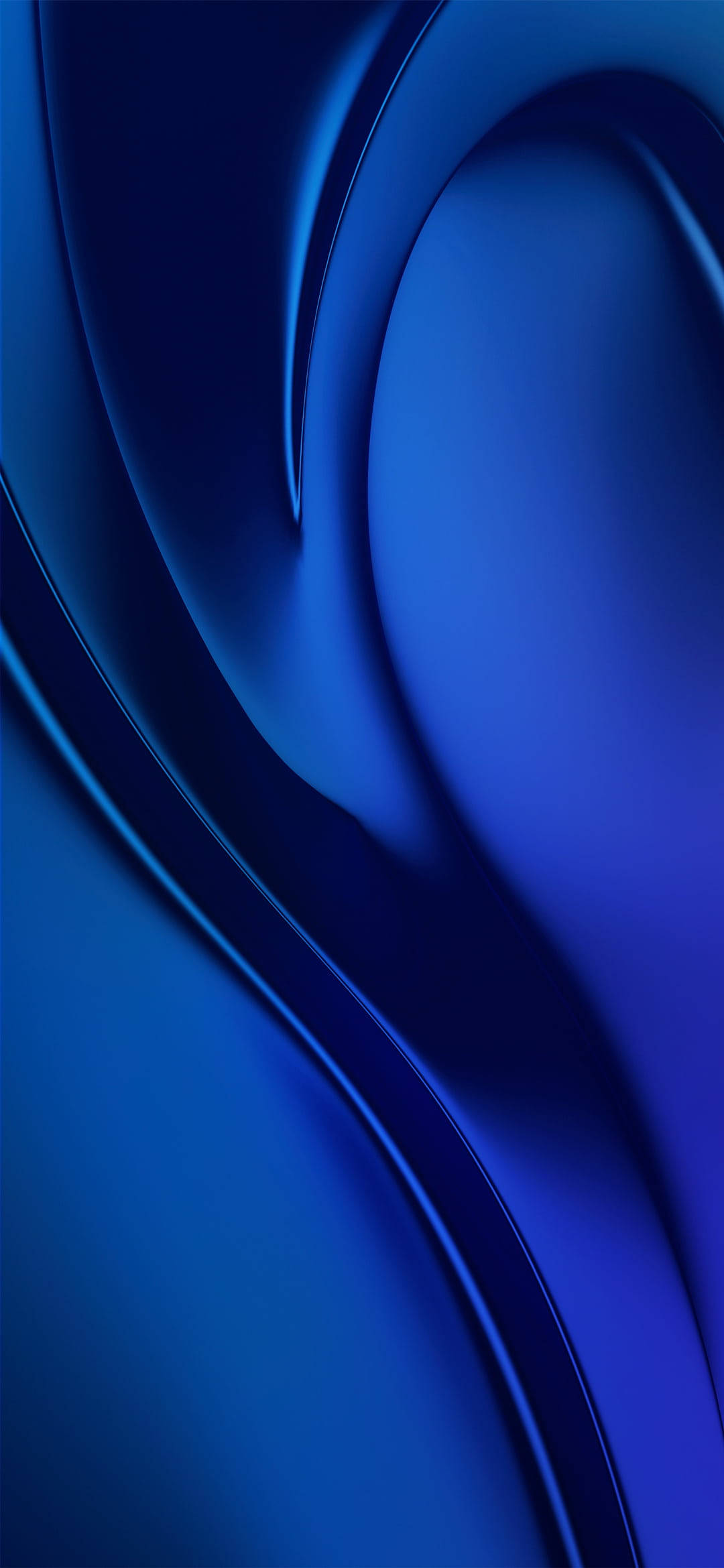 Vivo Y20 คลื่นสีน้ำเงินเข้ม วอลเปเปอร์