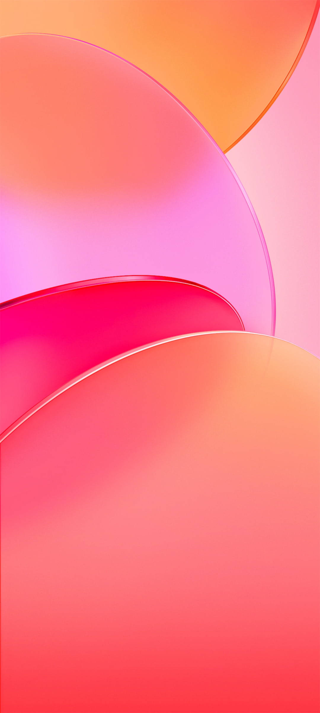 Vivo Y20 สีชมพูสดใสสไตล์อาร์ต วอลเปเปอร์