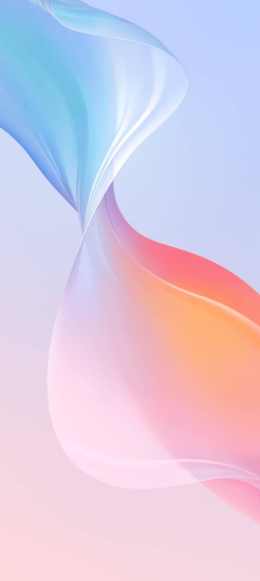 Vivo Y20 สีฟ้าและชมพู — พาสเทลสวยงาม วอลเปเปอร์