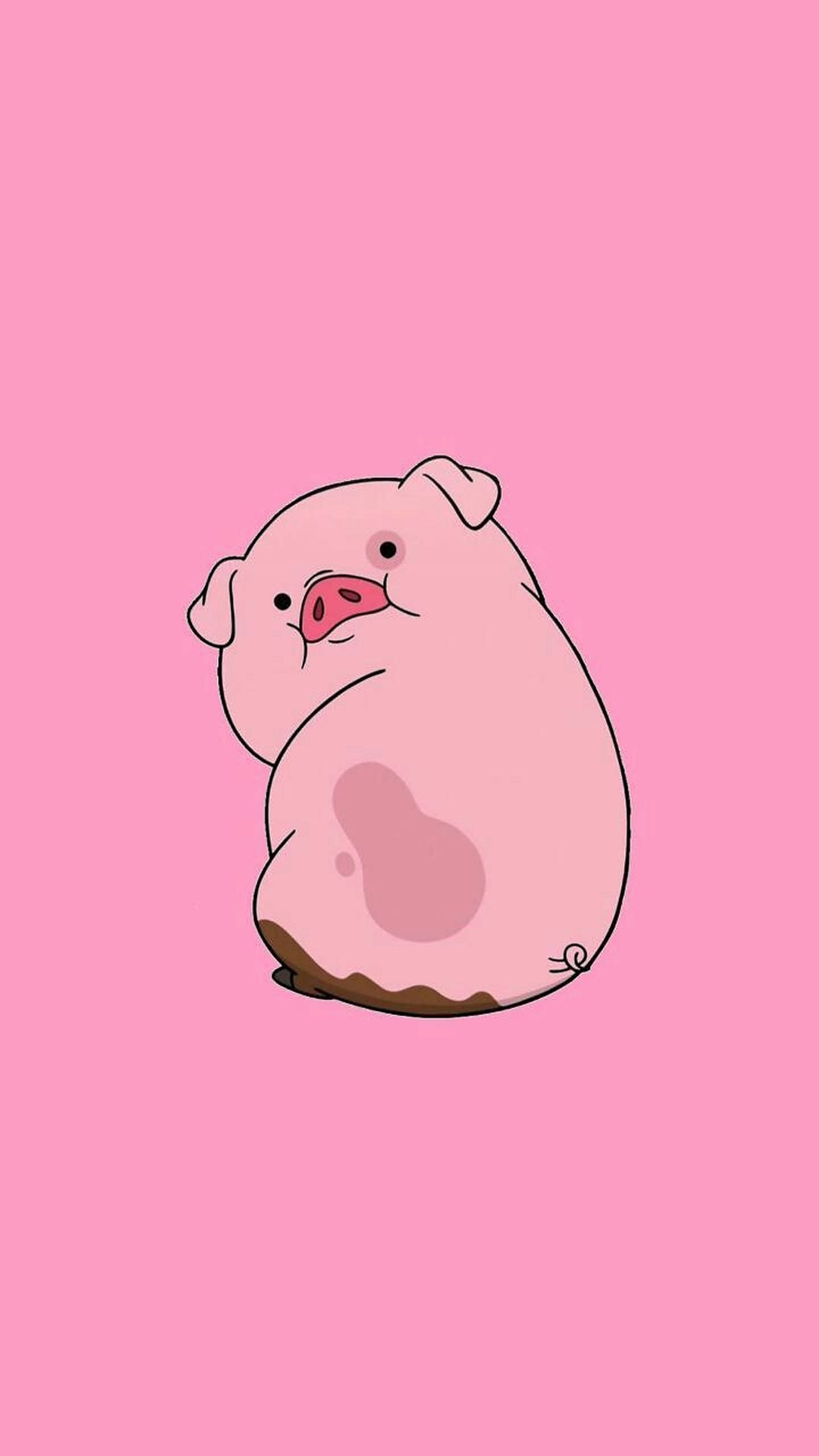 Waddles หมูน่ารัก วอลเปเปอร์