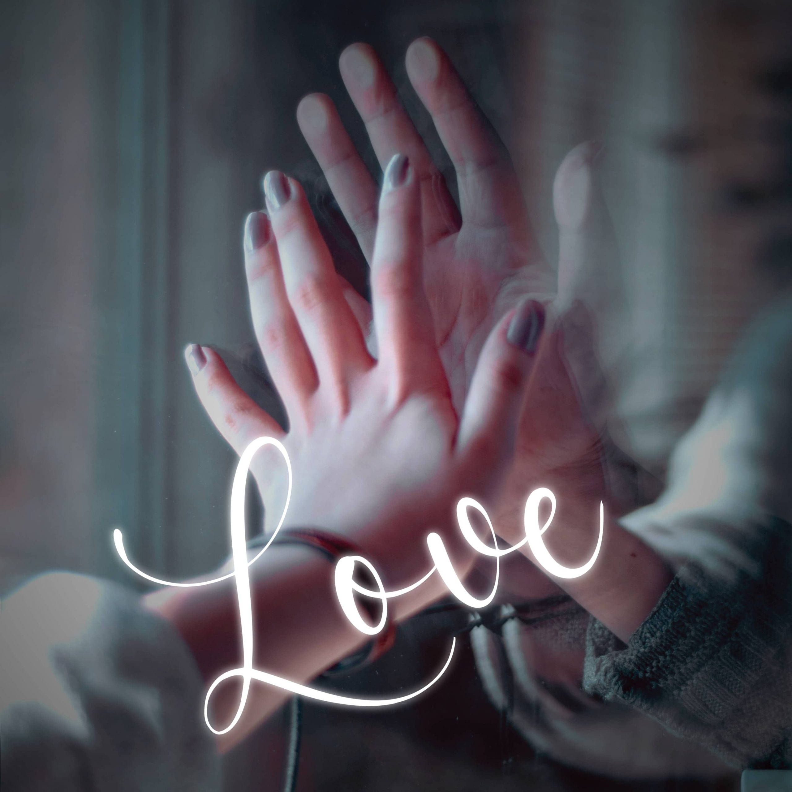 WhatsApp DP มือแห่งความรัก วอลเปเปอร์