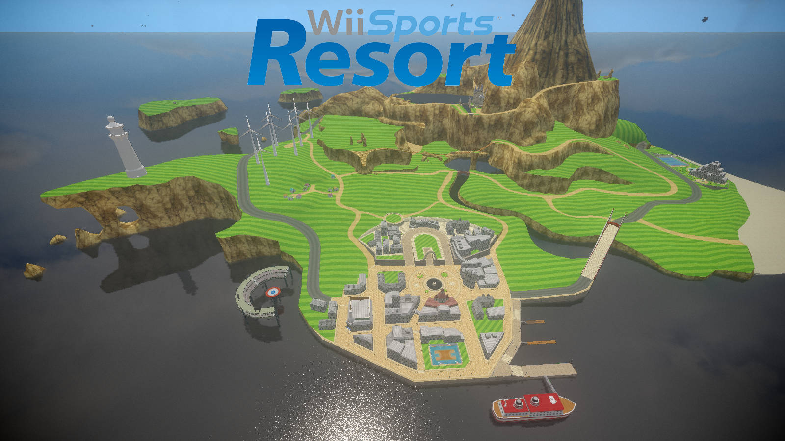 เกาะวูหู Wii Sports Resort วอลเปเปอร์