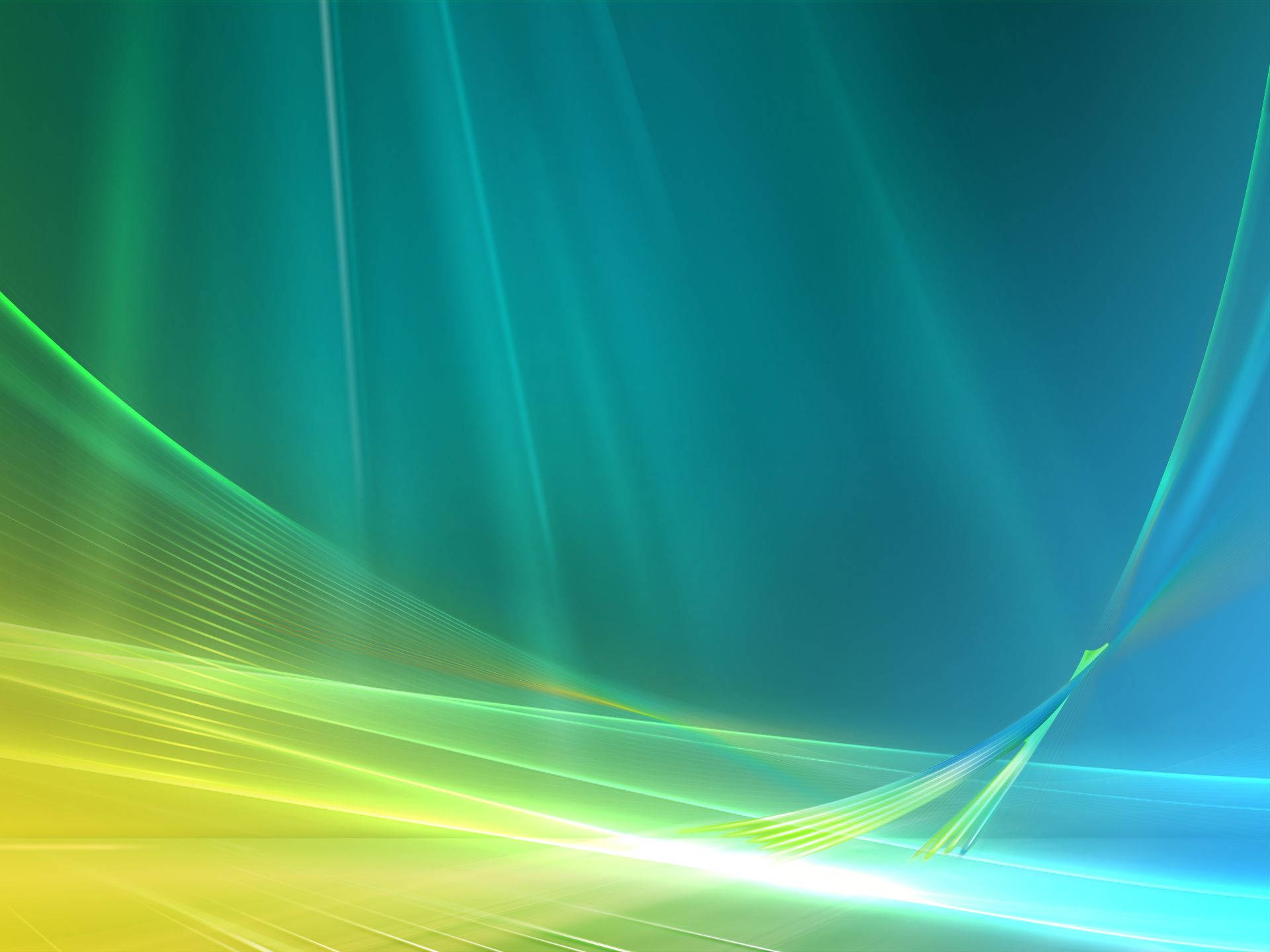 วอลเปเปอร์ Windows สีเขียว น้ำเงิน เหลือง วอลเปเปอร์