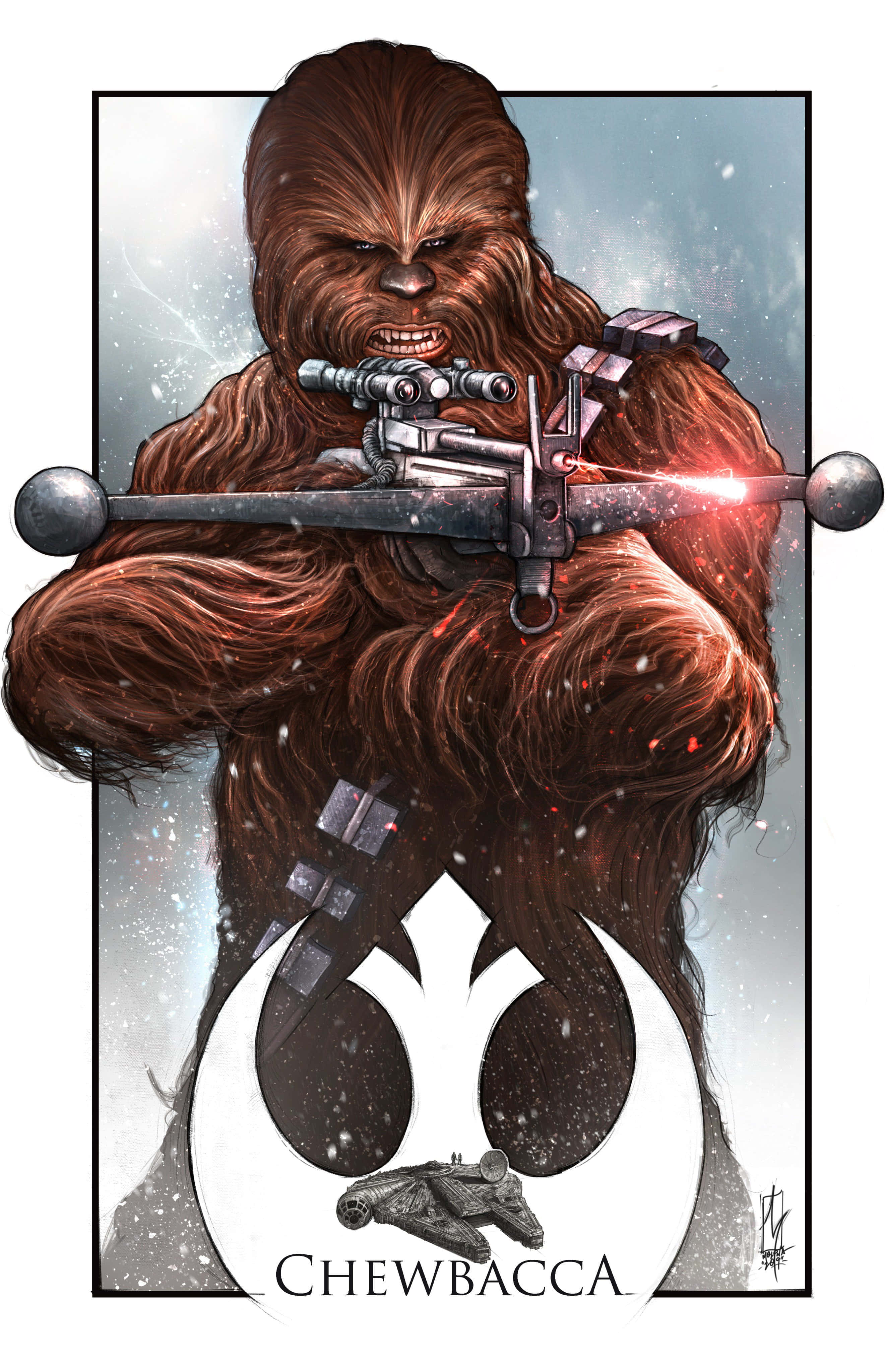 สำรวจกาแล็กซี่กับ Wookiee วอลเปเปอร์