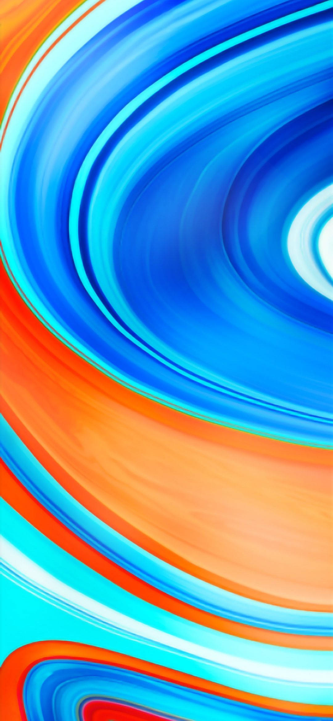 สีสันหมุนวนสำหรับ Xiaomi Redmi Note 9 วอลเปเปอร์