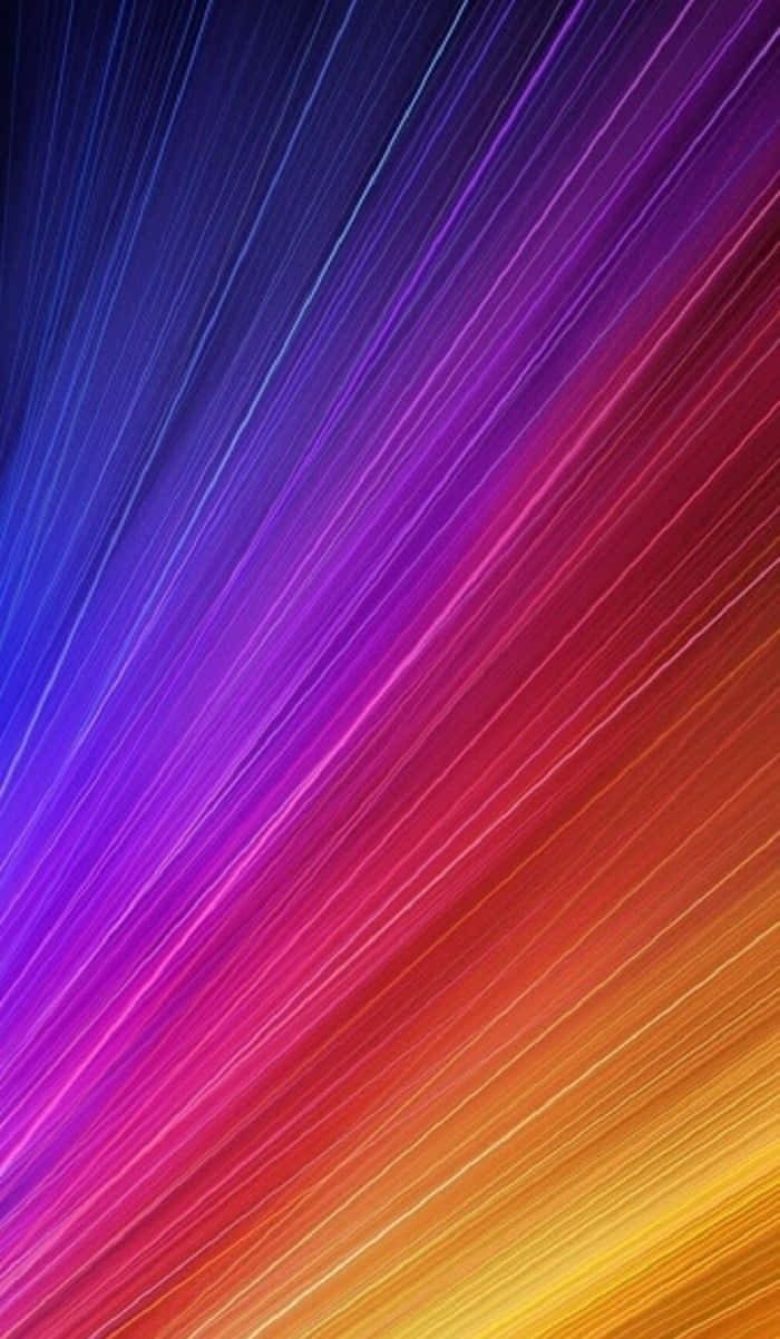 สมาร์ทโฟน Xiaomi สุดหรูบนพื้นหลังสีสันสดใส วอลเปเปอร์