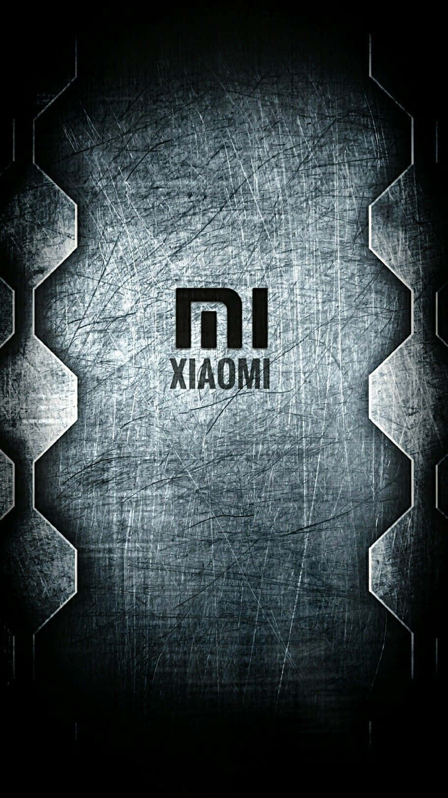 สมาร์ทโฟน Xiaomi สุดหรูบนพื้นหลังนามธรรม วอลเปเปอร์