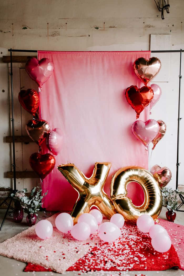 รูปภาพตกแต่งวันวาเลนไทน์ XO วอลเปเปอร์