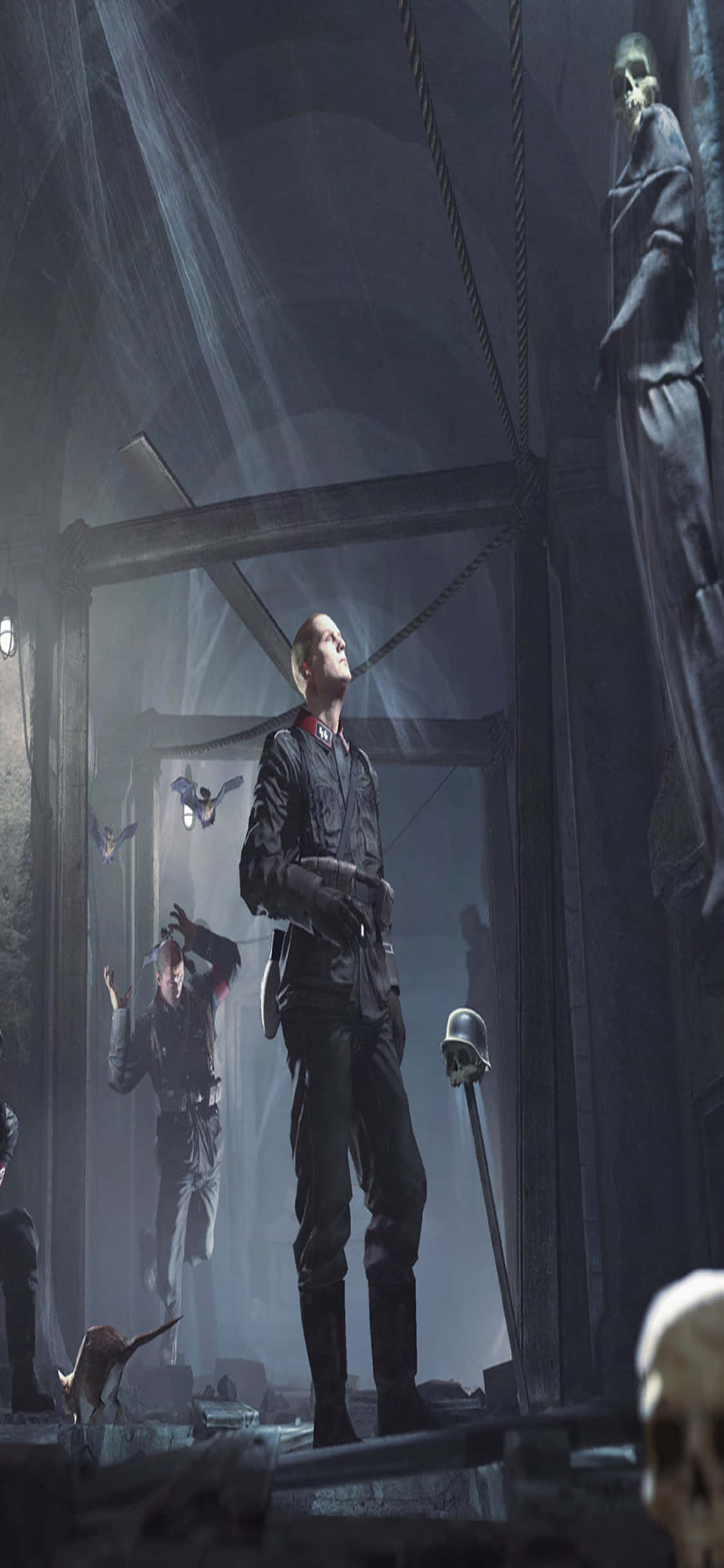 ดื่มด่ำไปกับประสบการณ์เกมที่ดีที่สุดด้วยไอโฟน Xs Wolfenstein II วอลเปเปอร์