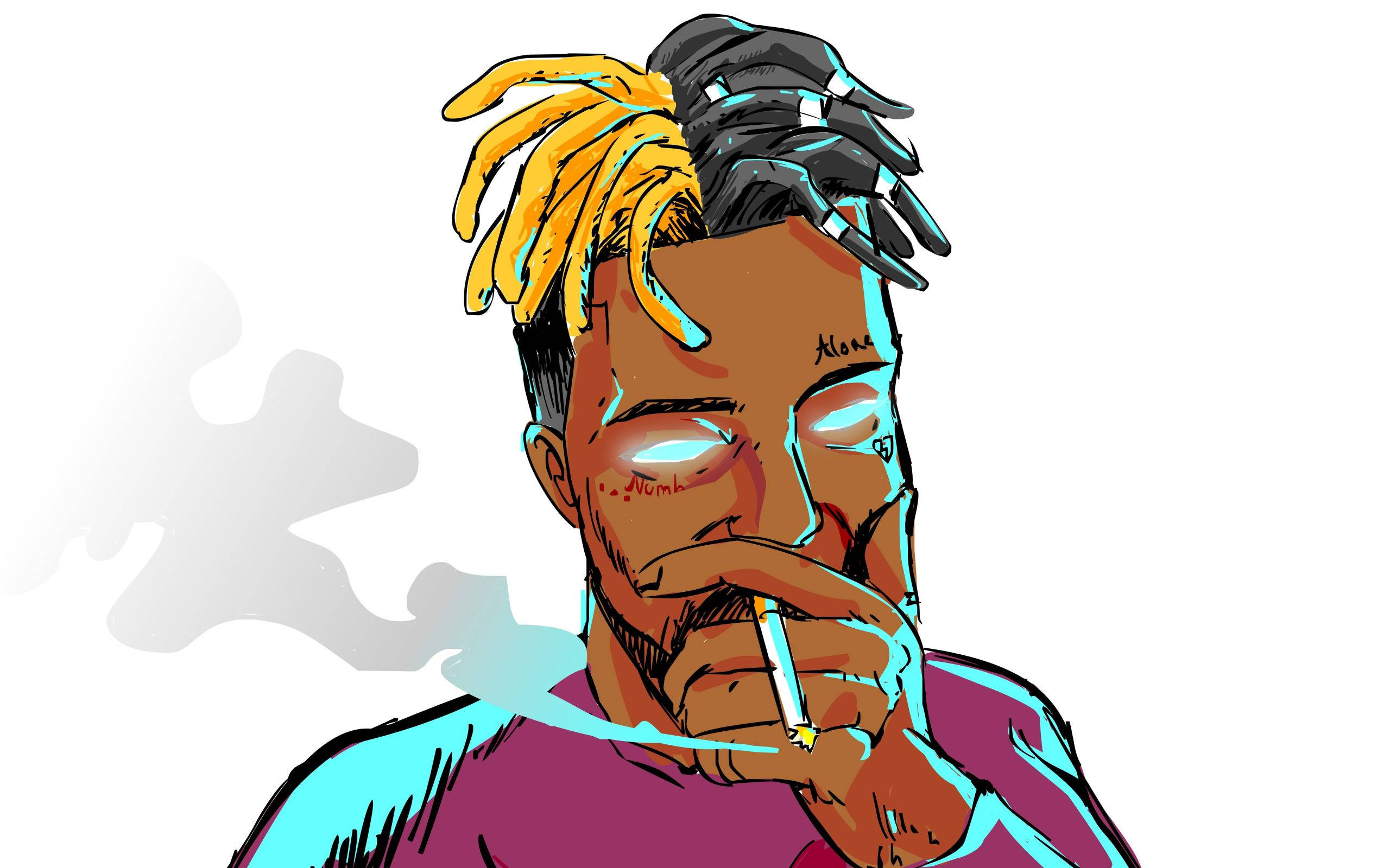 Xxxtentacion อนิเมะบุหรี่ วอลเปเปอร์