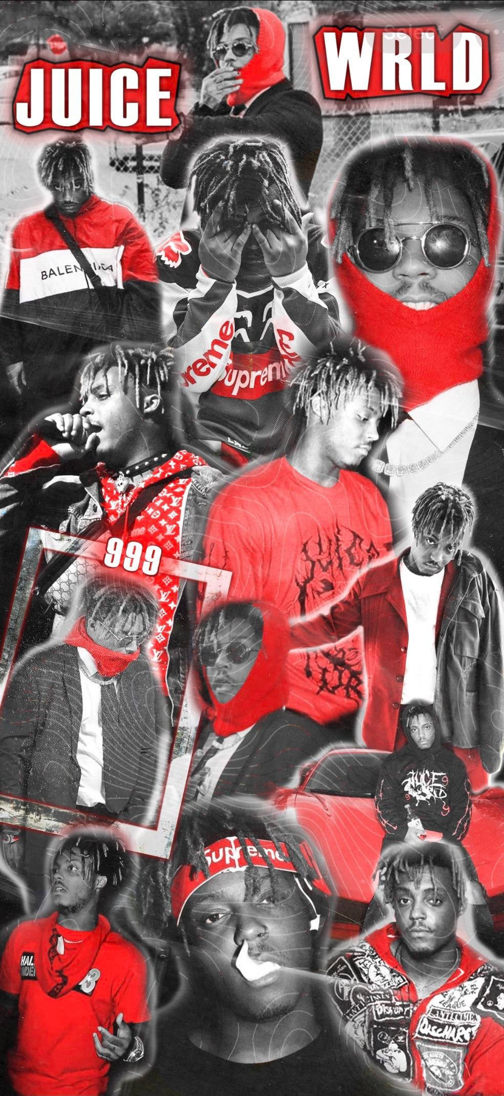 ภาพรวมศิลปินแร็ปเปอร์อเมริกัน XXXTentacion Juice WRLD วอลเปเปอร์