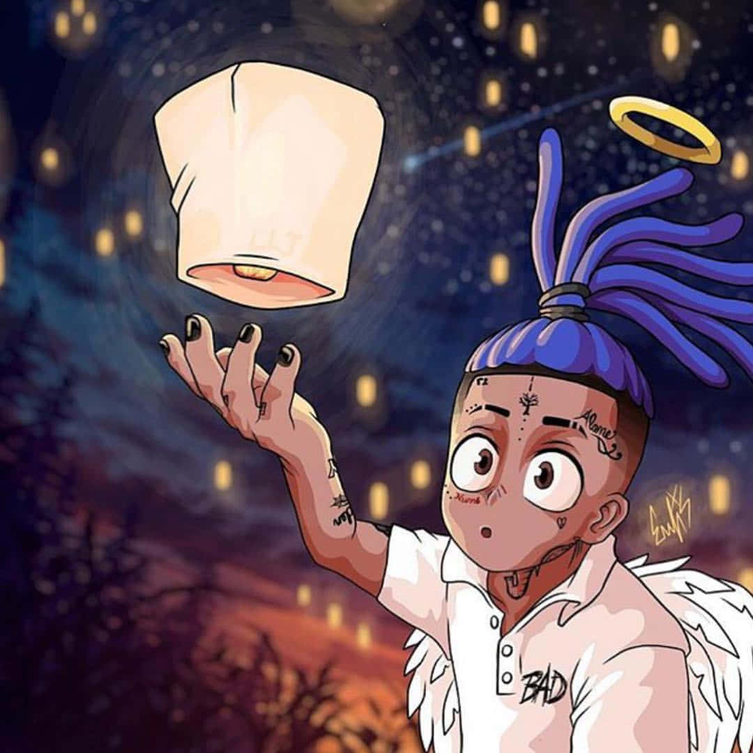 การ์ตูนน่ารัก Xxxtentacion PFP วอลเปเปอร์